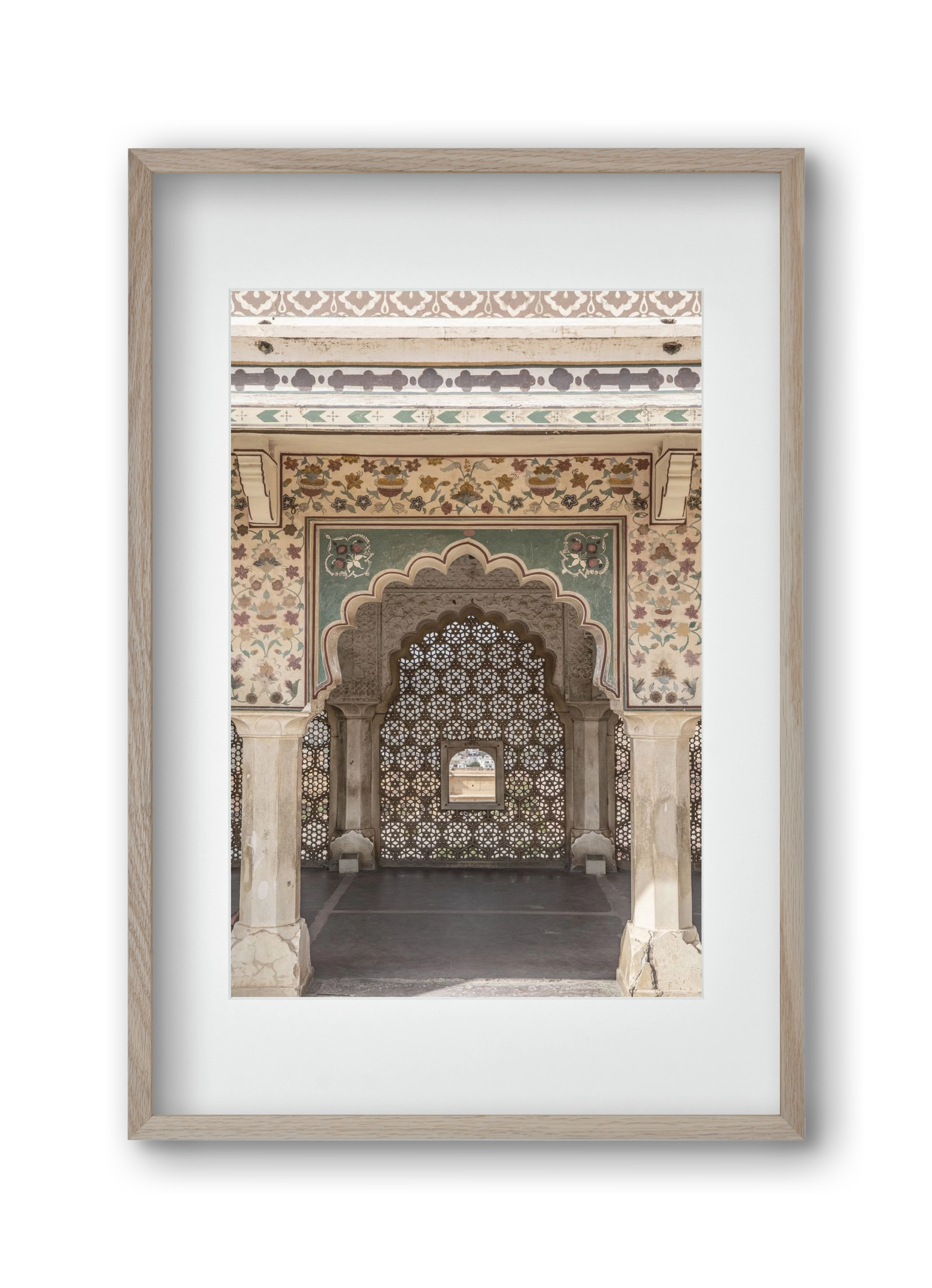 Desert palace, 30x45 cm (20x30 cm), Tölgy keret, paszpartuval