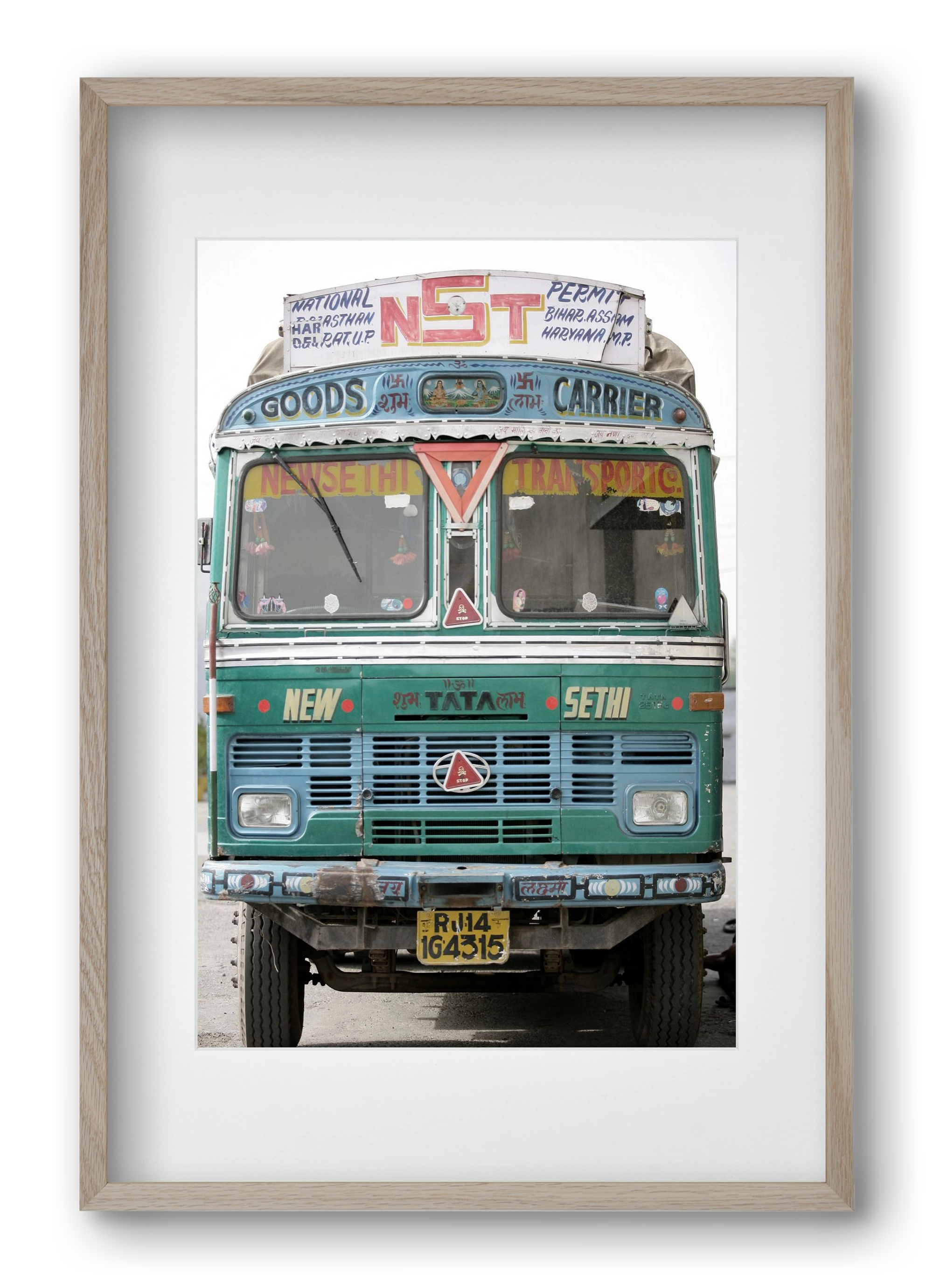 Dream transporter, 40x60 cm (30x45 cm), Tölgy keret, paszpartuval