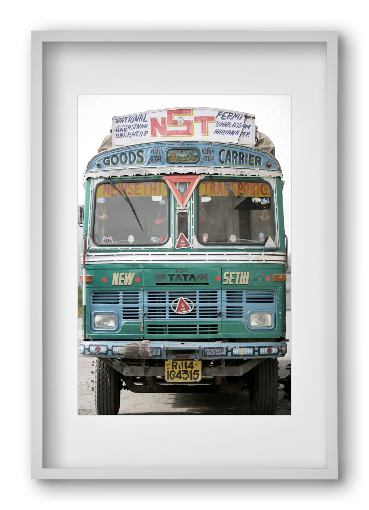 Dream transporter, 40x60 cm (30x45 cm), Fehér keret, paszpartuval