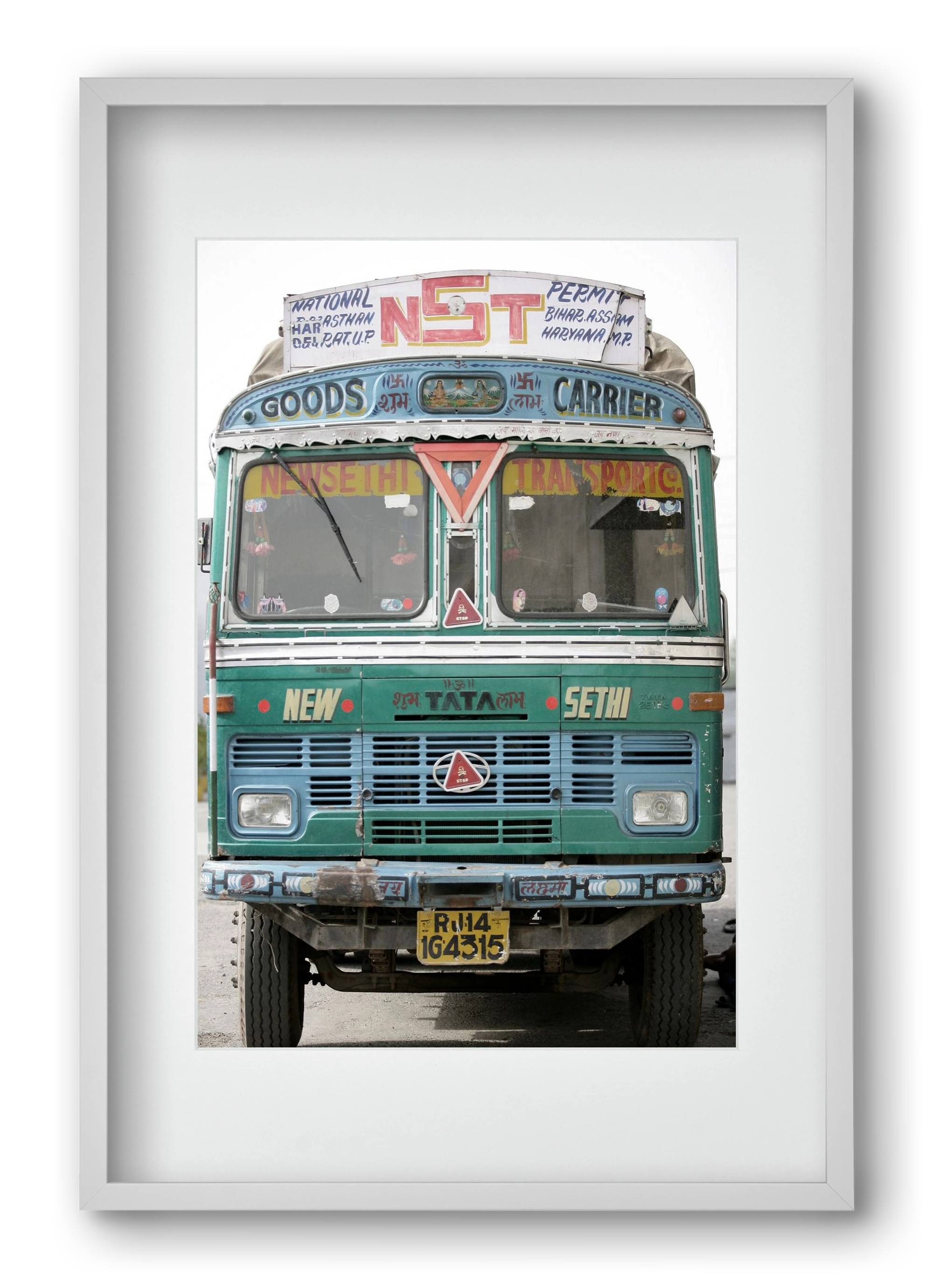 Dream transporter, 40x60 cm (30x45 cm), Fehér keret, paszpartuval