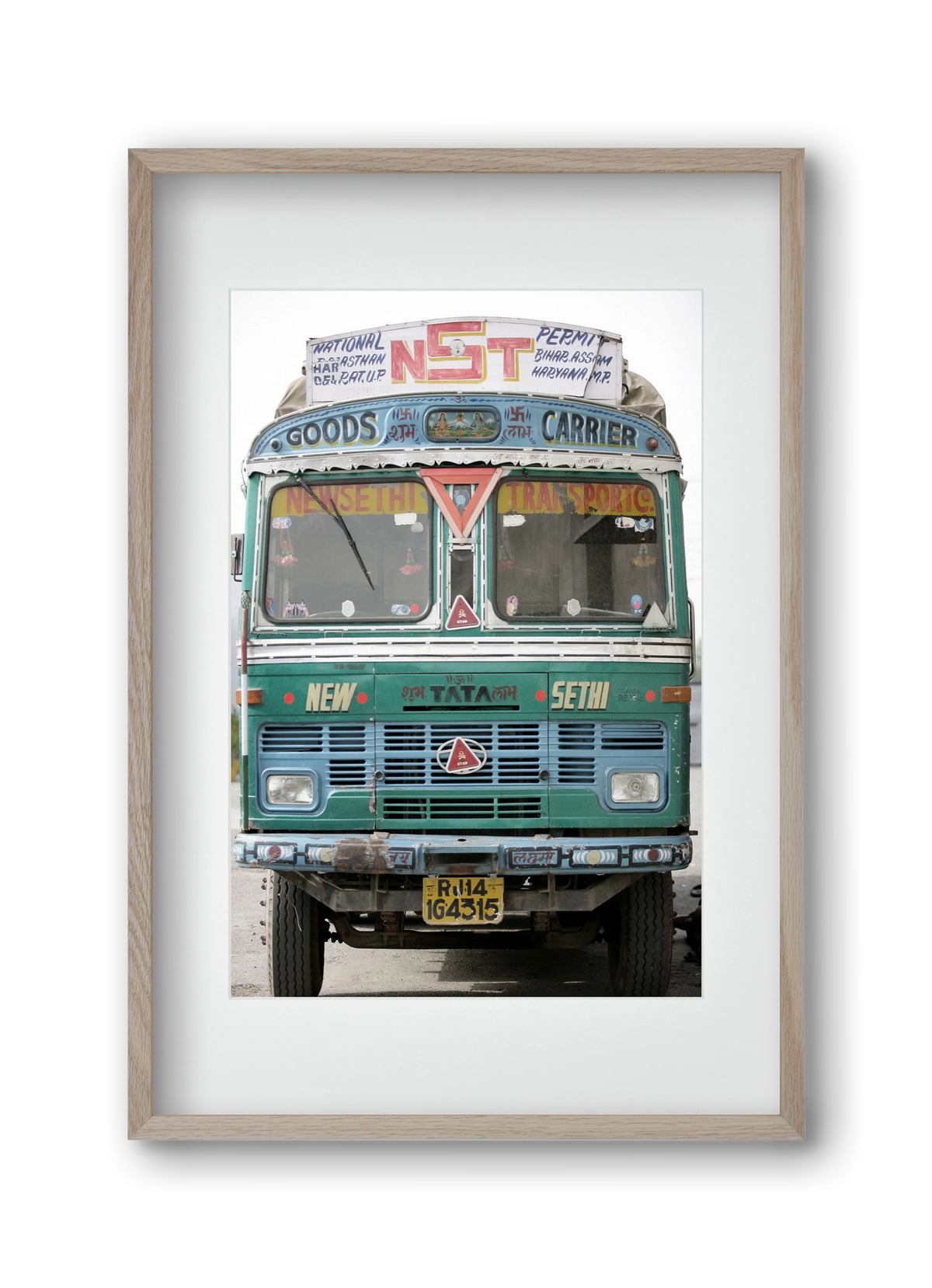 Dream transporter, 30x45 cm (20x30 cm), Tölgy keret, paszpartuval