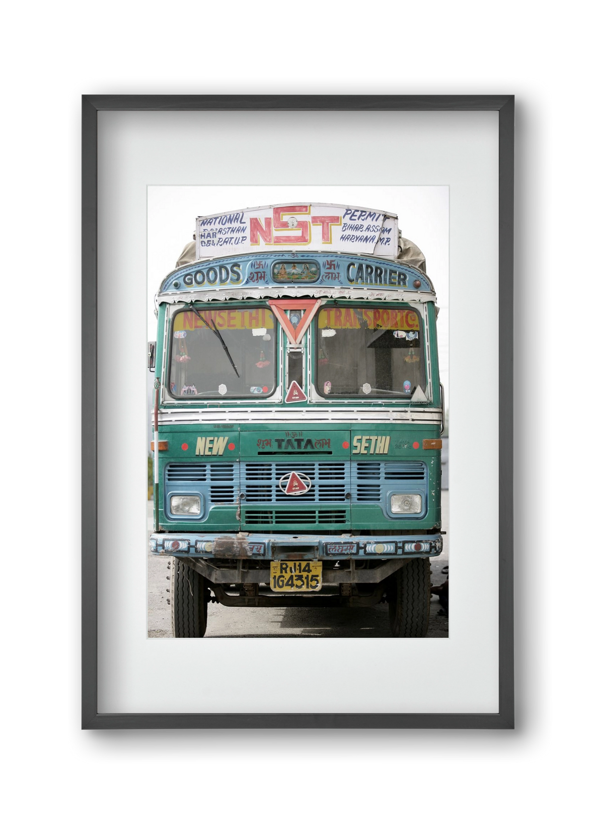 Dream transporter, 30x45 cm (20x30 cm), Fekete keret, paszpartuval