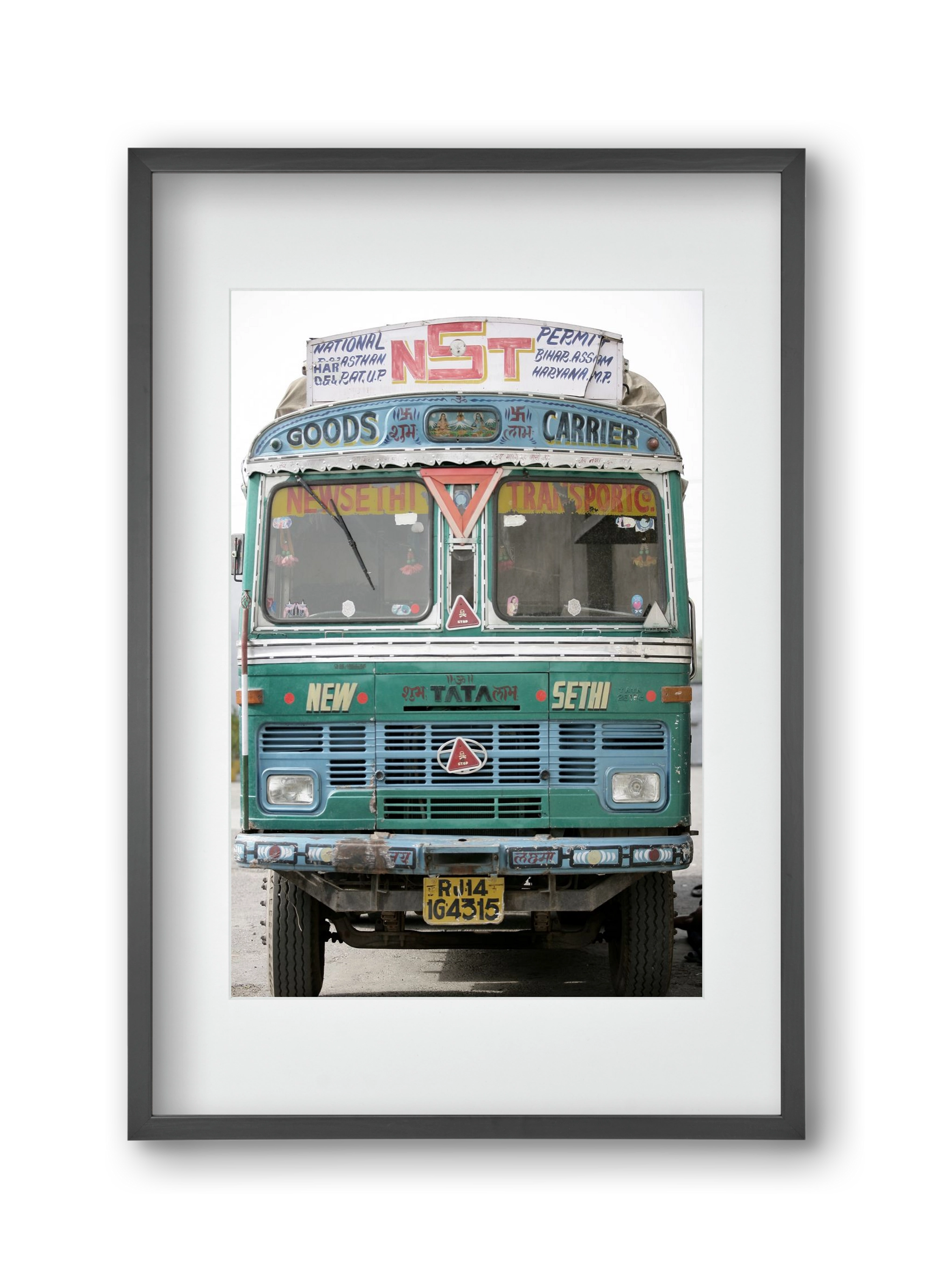 Dream transporter, 30x45 cm (20x30 cm), Fekete keret, paszpartuval