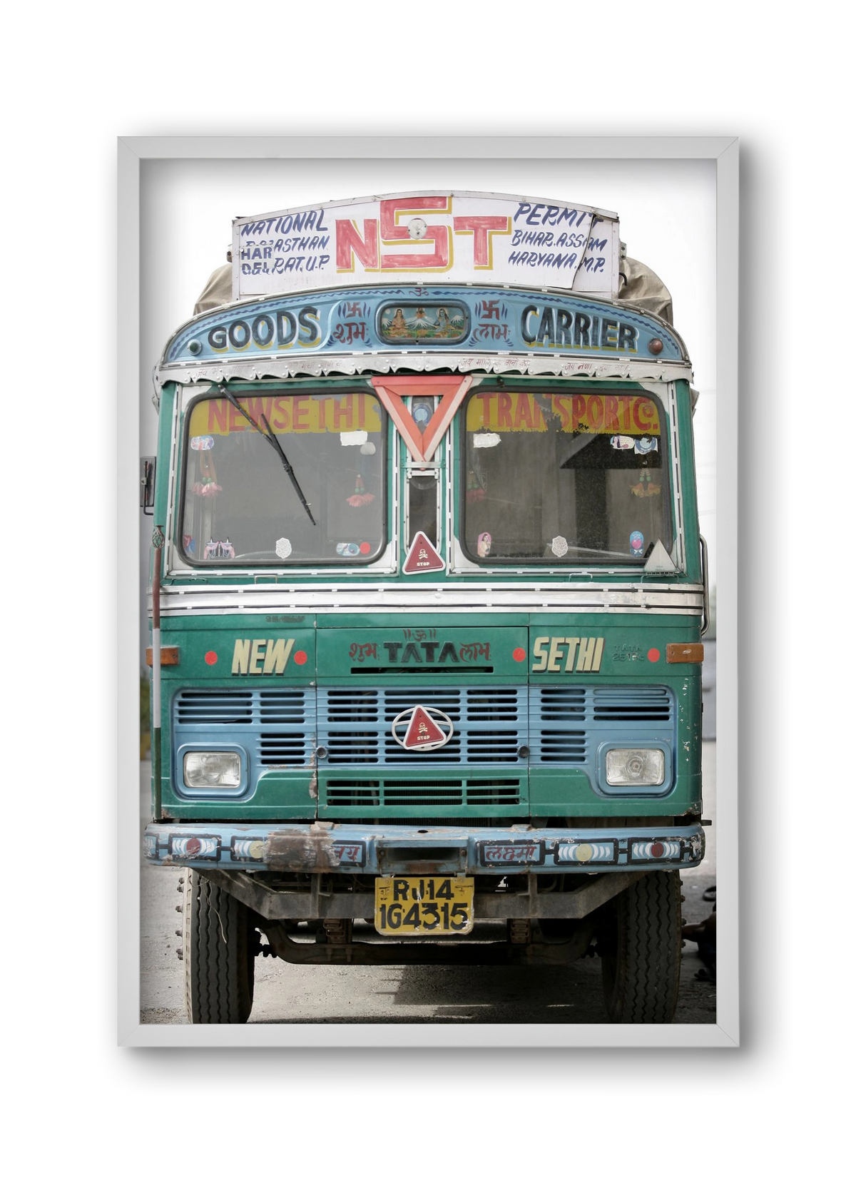 Dream transporter, 30x45 cm (30x45 cm), Fehér keret