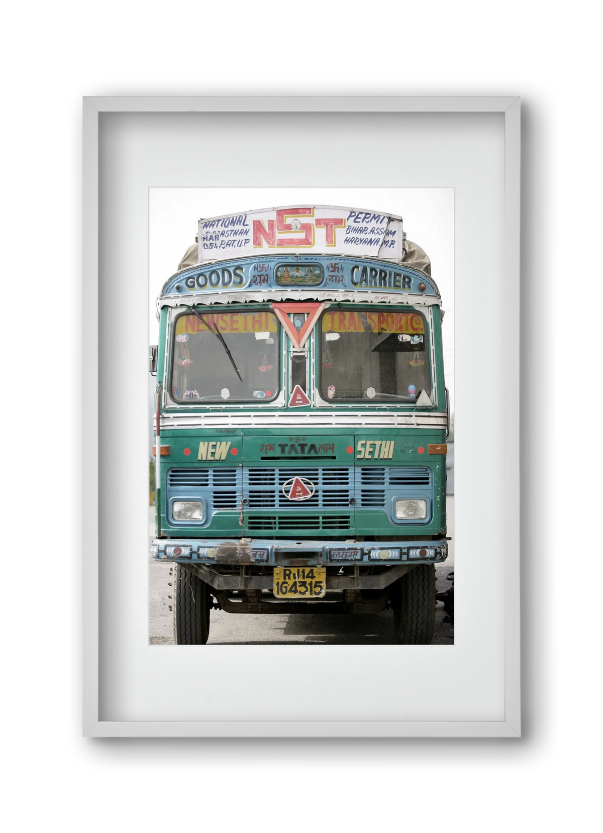 Dream transporter, 30x45 cm (20x30 cm), Fehér keret, paszpartuval