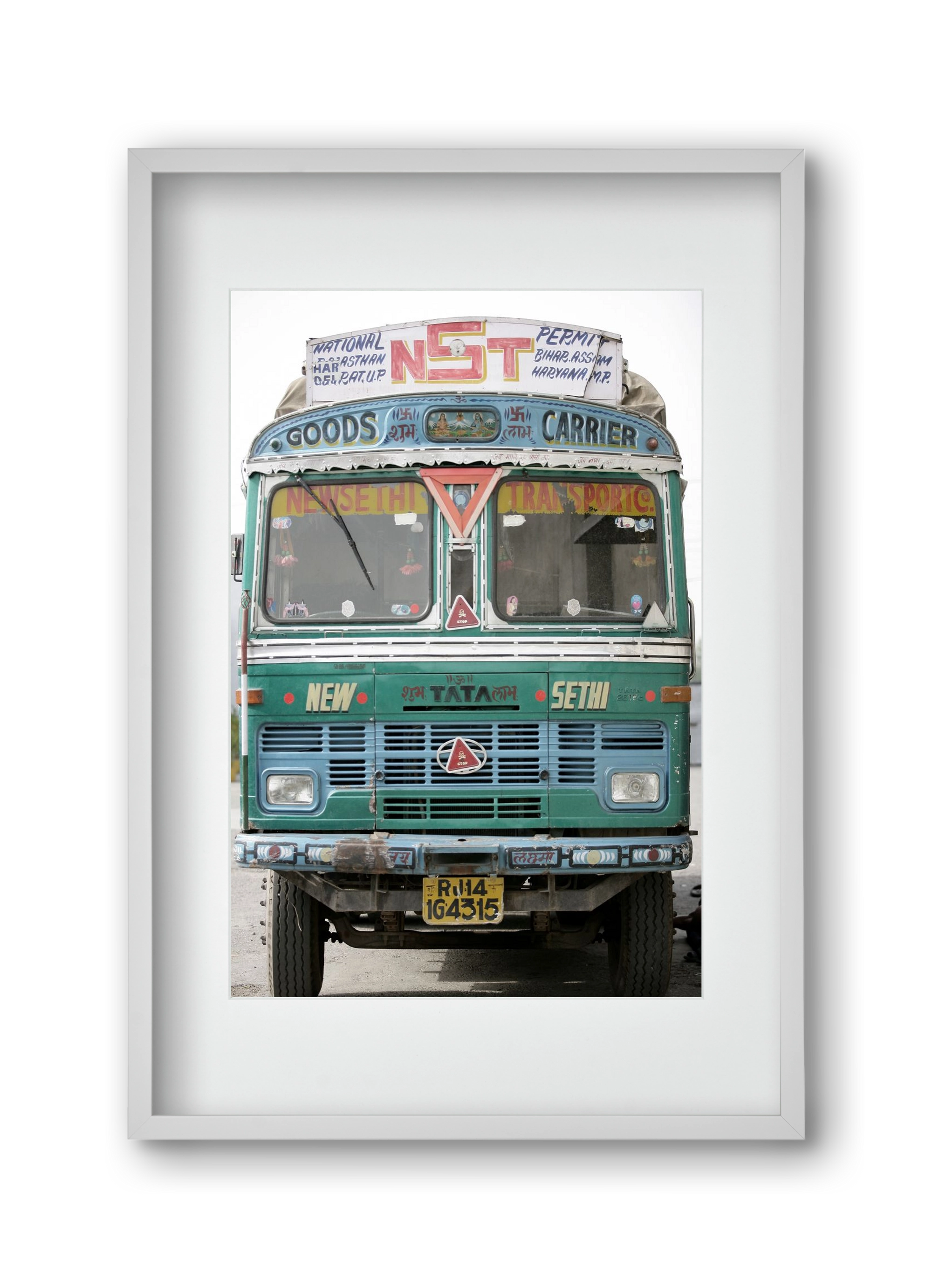 Dream transporter, 30x45 cm (20x30 cm), Fehér keret, paszpartuval