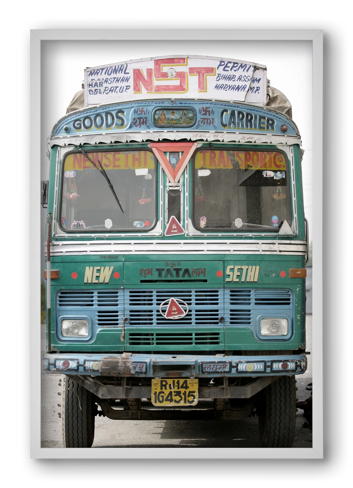 Dream transporter, 40x60 cm (40x60 cm), Fehér keret