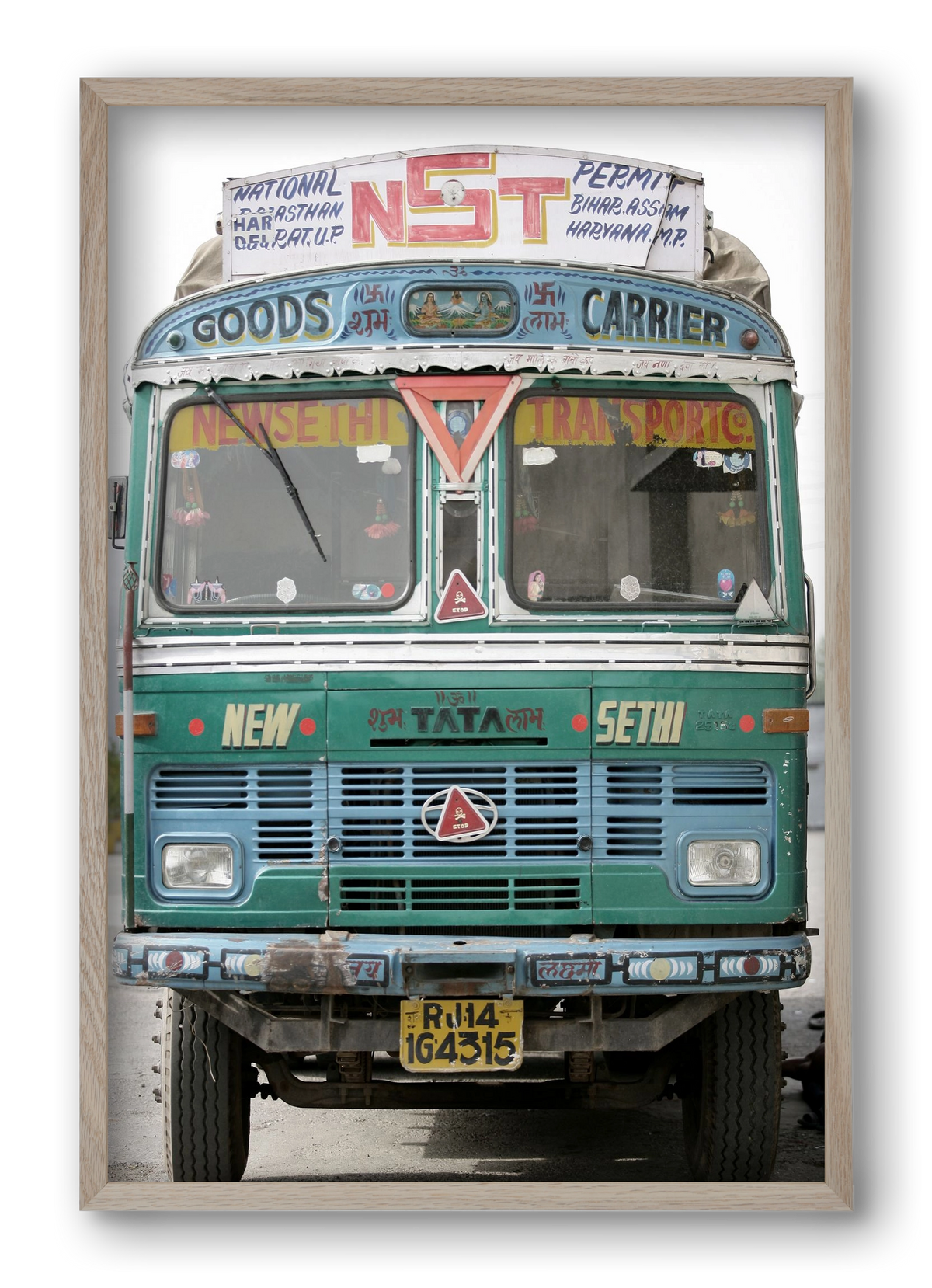 Dream transporter, 40x60 cm (40x60 cm), Tölgy keret