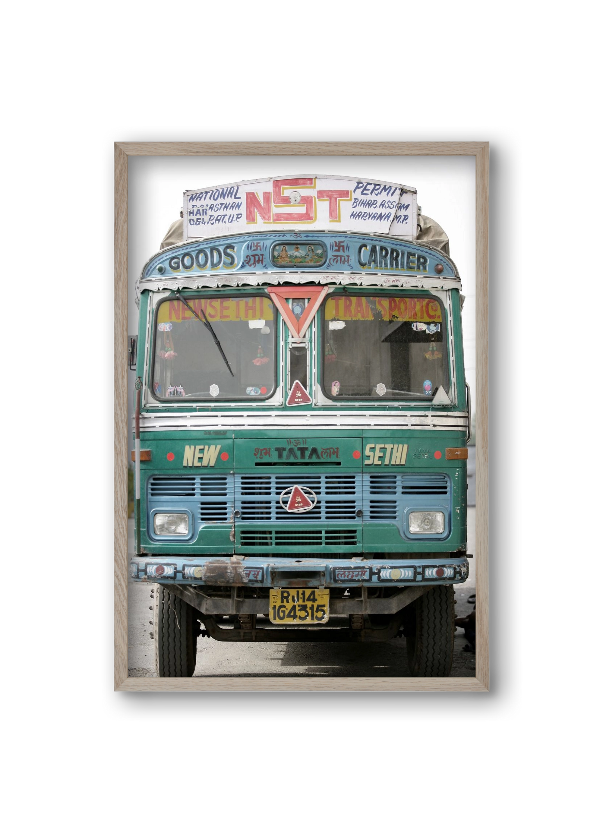 Dream transporter, 20x30 cm (20x30 cm), Tölgy keret