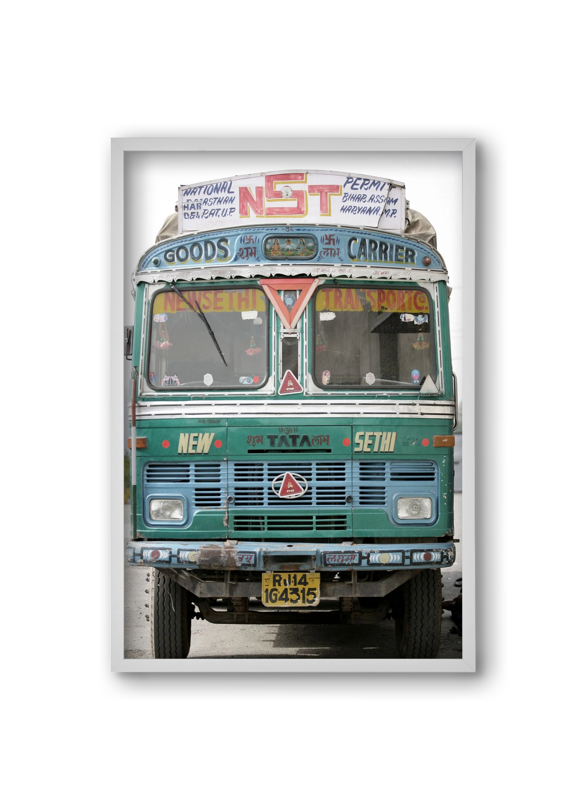 Dream transporter, 20x30 cm (20x30 cm), Fehér keret