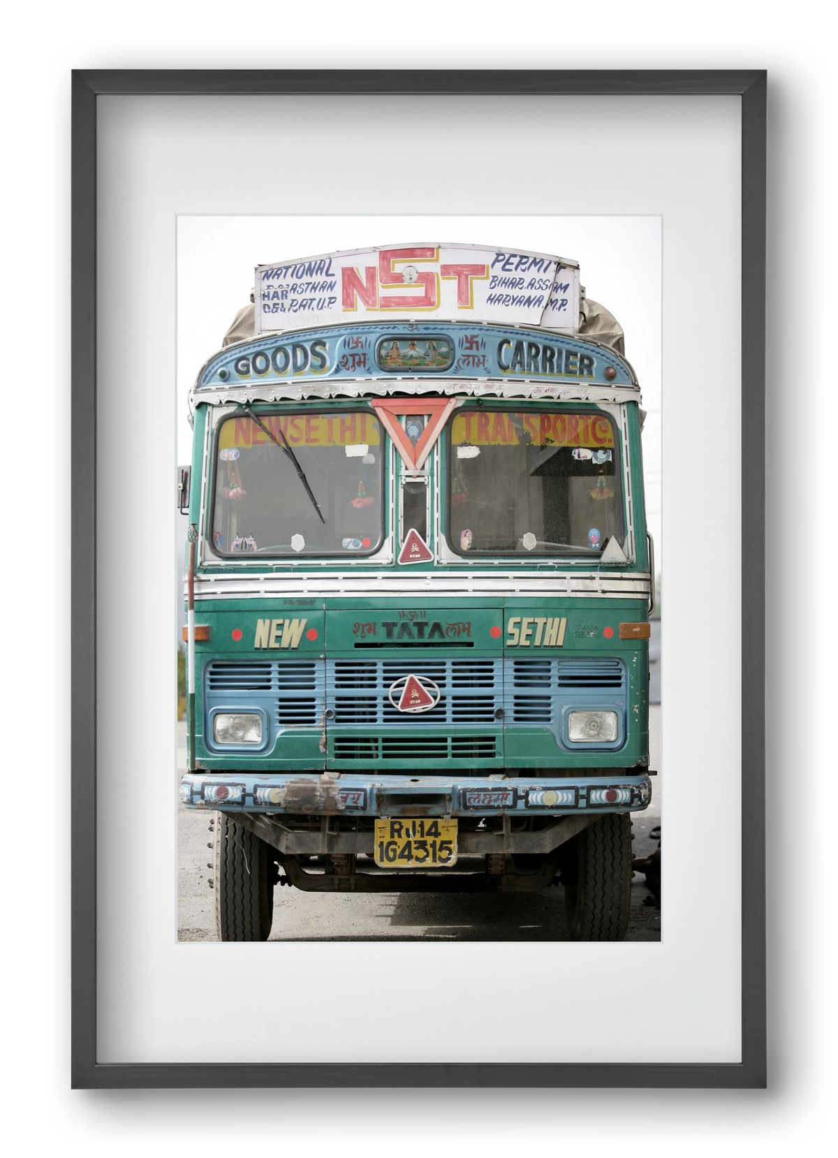 Dream transporter, 40x60 cm (30x45 cm), Fekete keret, paszpartuval