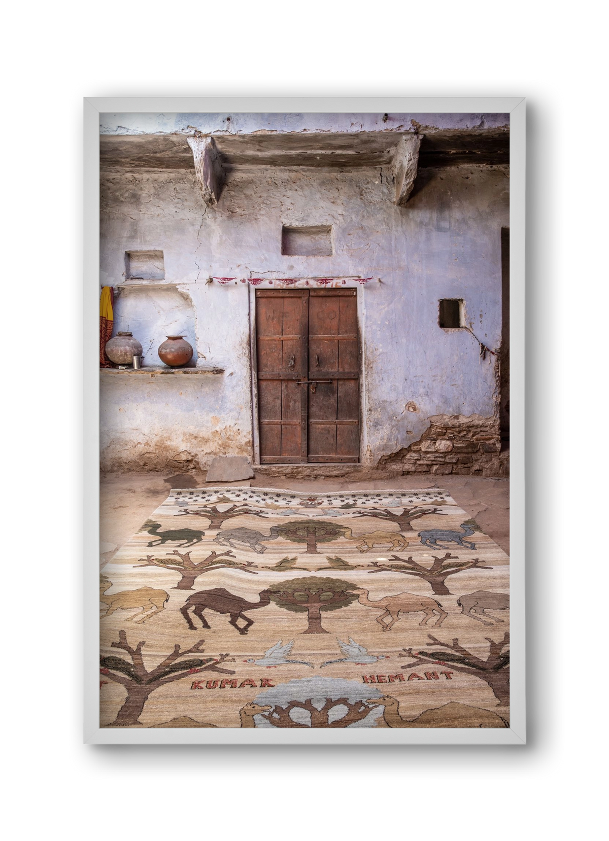 Magic carpet, 30x45 cm (30x45 cm), Fehér keret