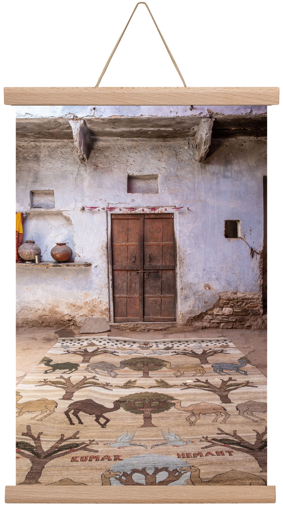 Magic carpet, 30x45 cm (30x45 cm), Tölgy akasztó