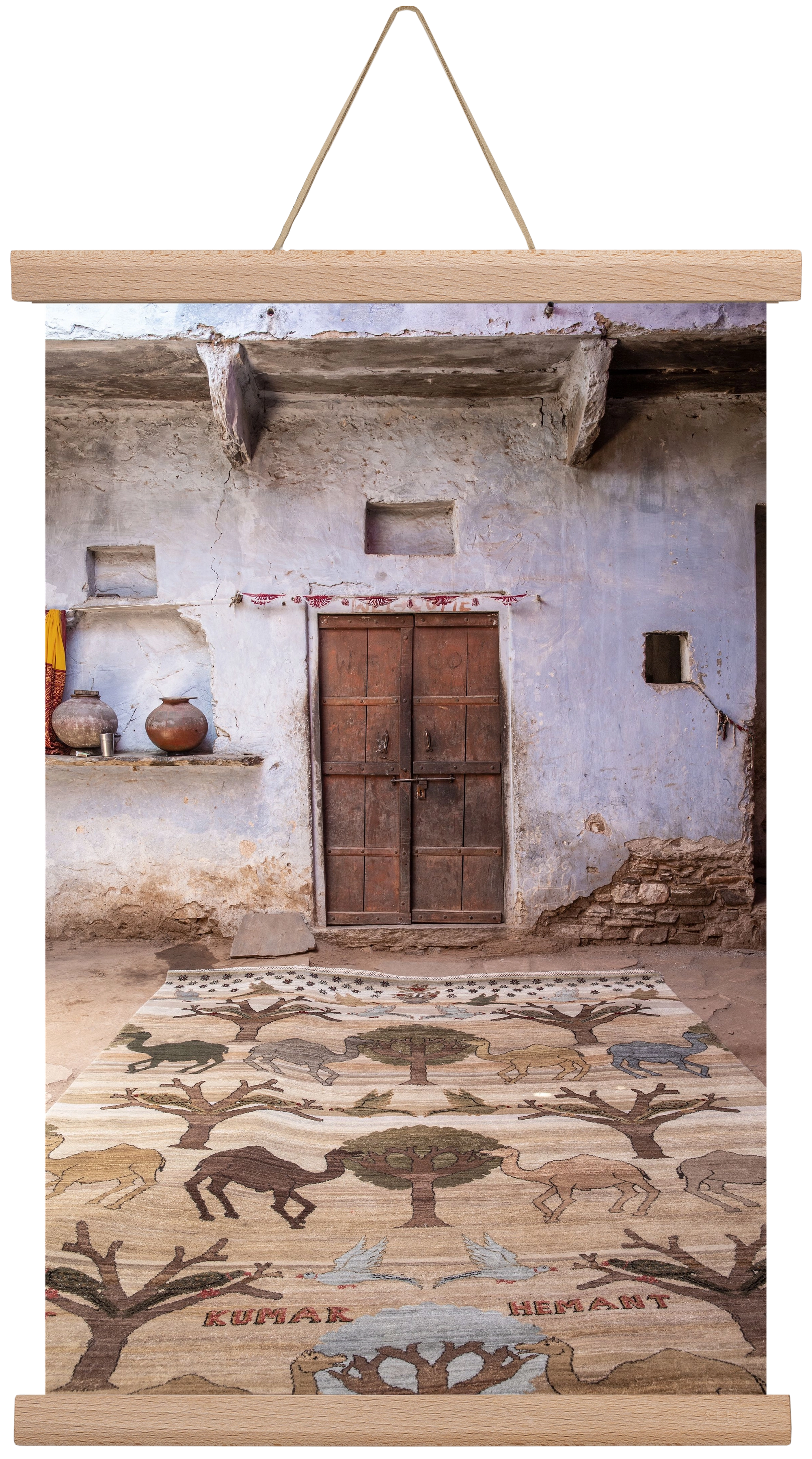 Magic carpet, 30x45 cm (30x45 cm), Tölgy akasztó