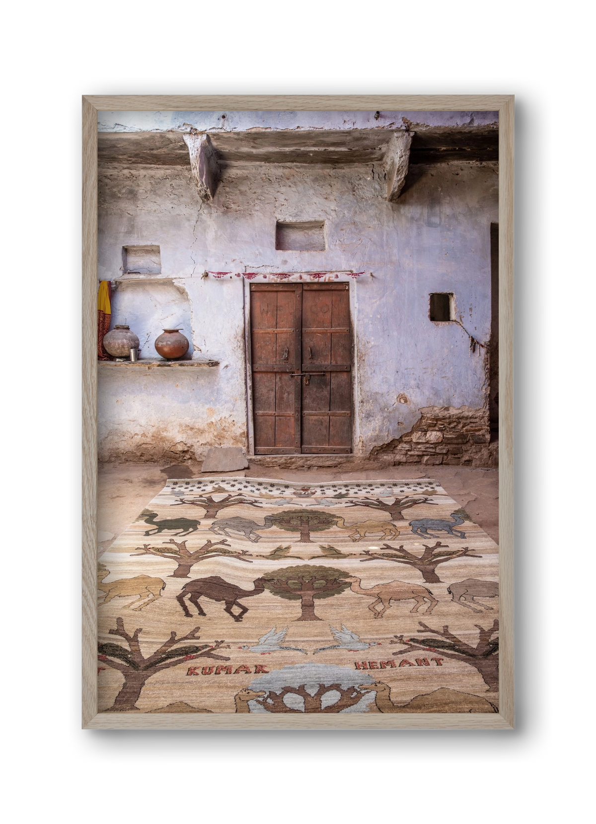 Magic carpet, 30x45 cm (30x45 cm), Tölgy keret