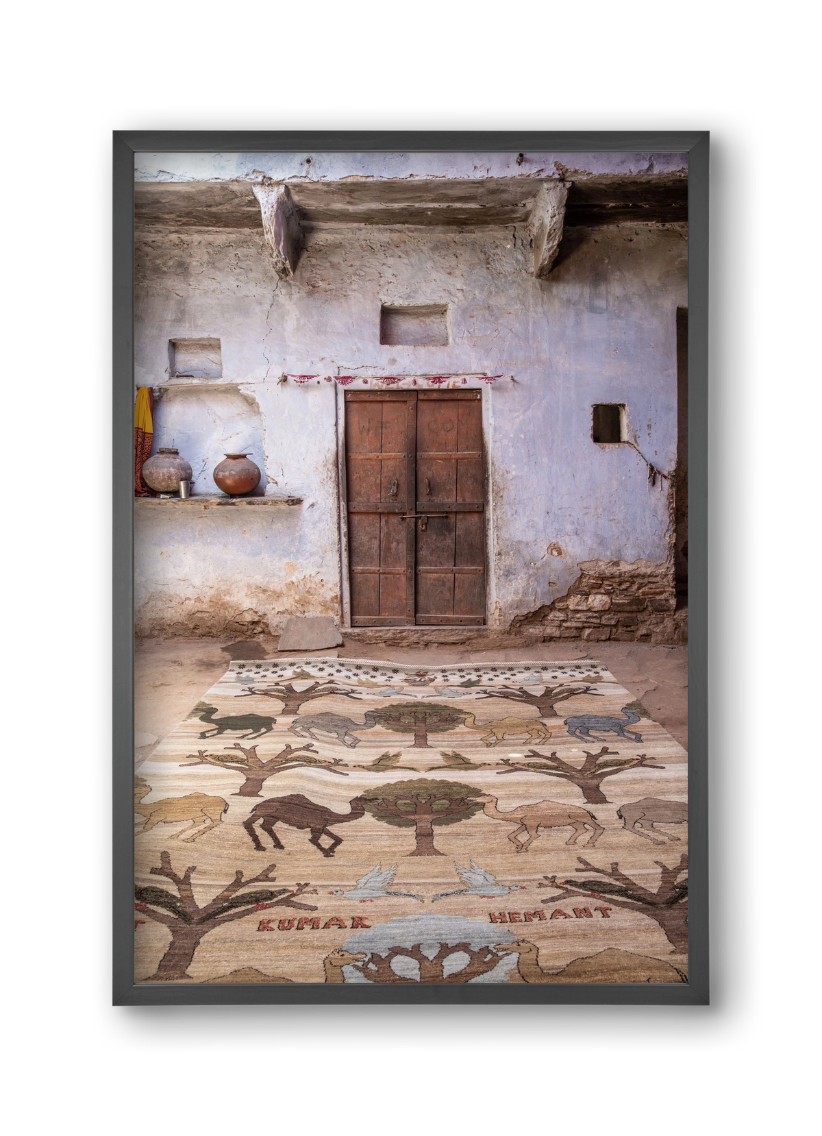 Magic carpet, 30x45 cm (30x45 cm), Fekete keret