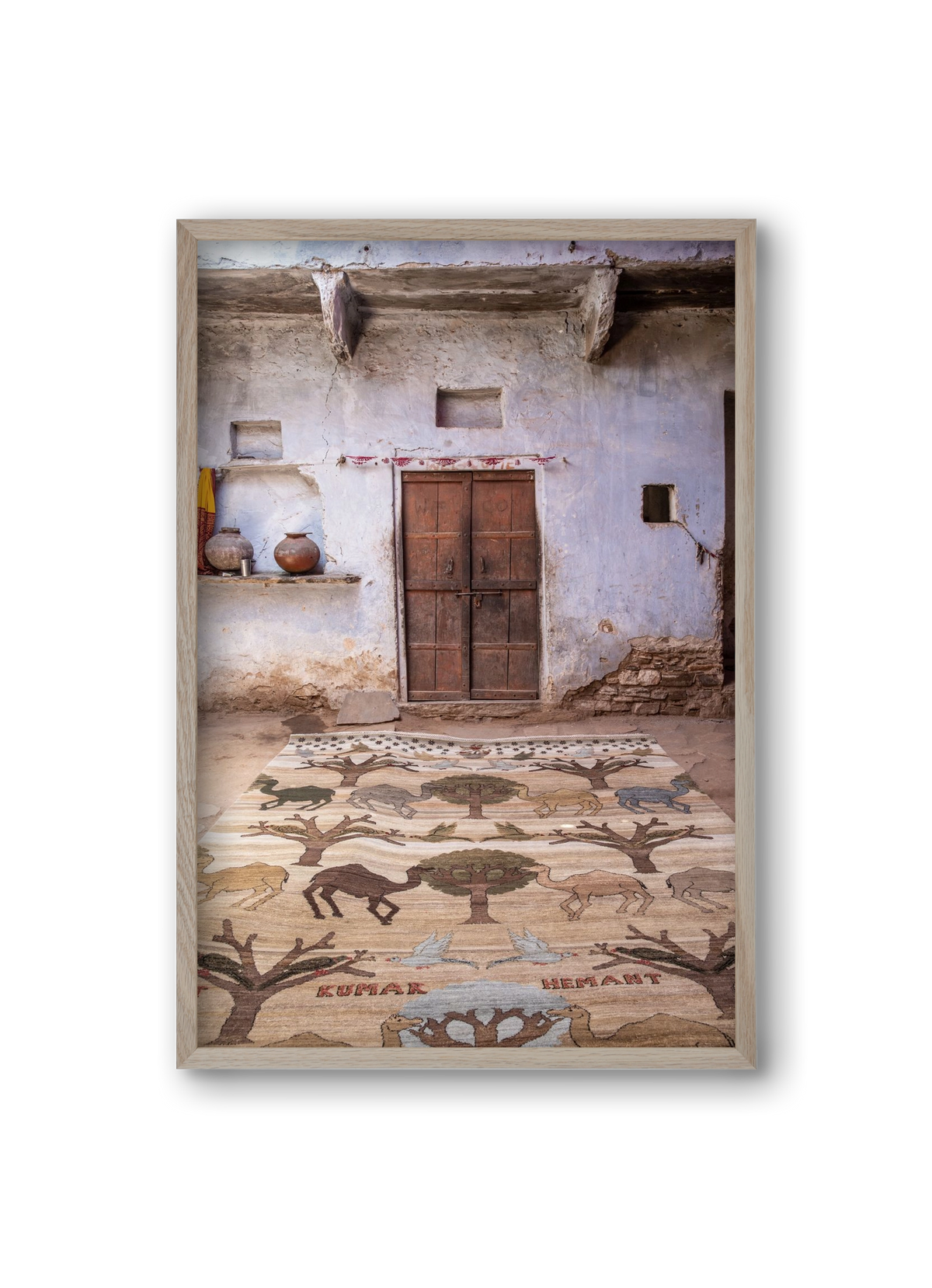 Magic carpet, 20x30 cm (20x30 cm), Tölgy keret