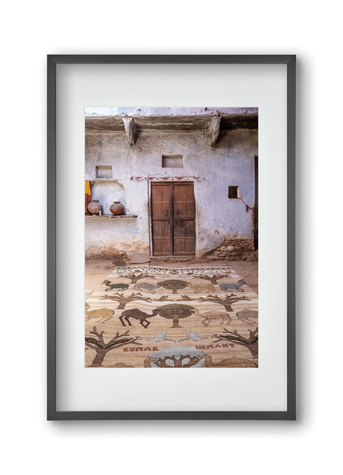 Magic carpet, 30x45 cm (20x30 cm), Fekete keret, paszpartuval