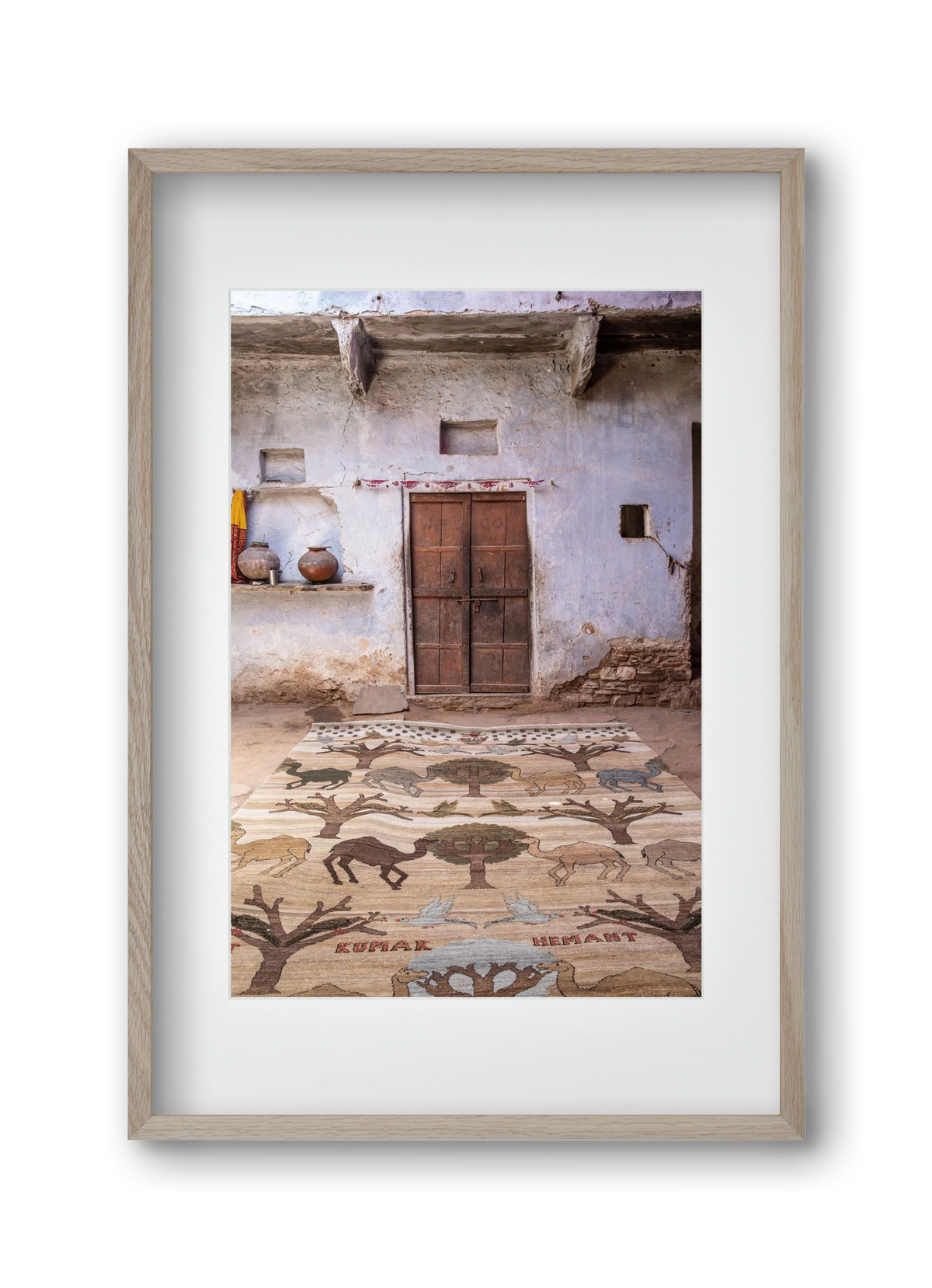 Magic carpet, 30x45 cm (20x30 cm), Tölgy keret, paszpartuval