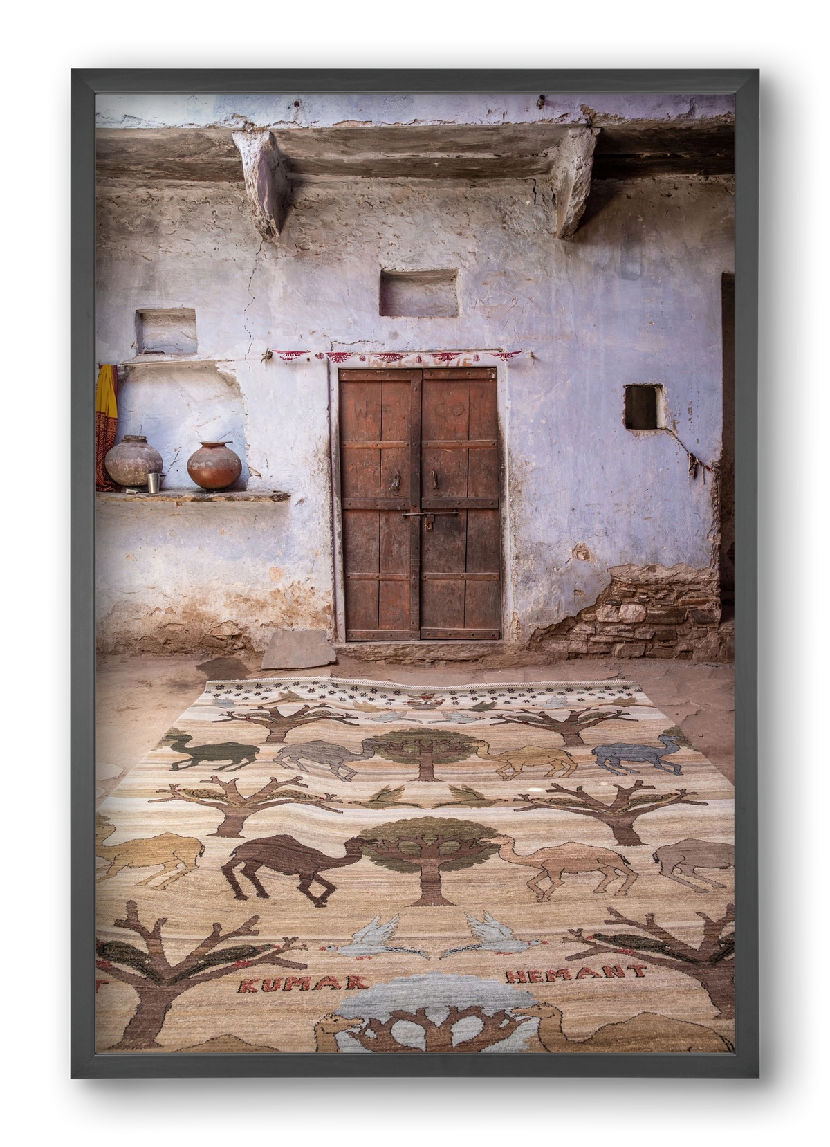 Magic carpet, 40x60 cm (40x60 cm), Fekete keret