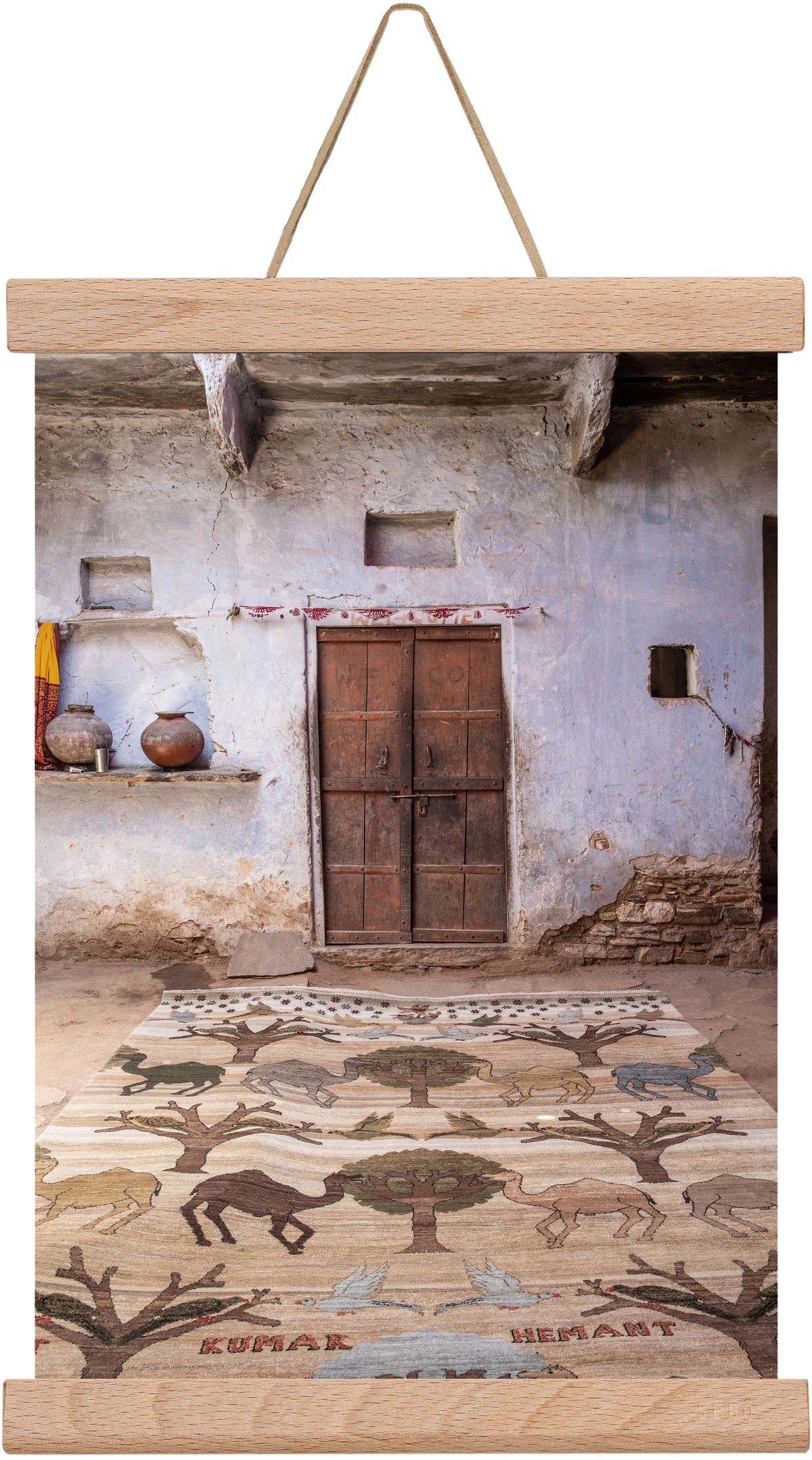 Magic carpet, 20x30 cm (20x30 cm), Tölgy akasztó