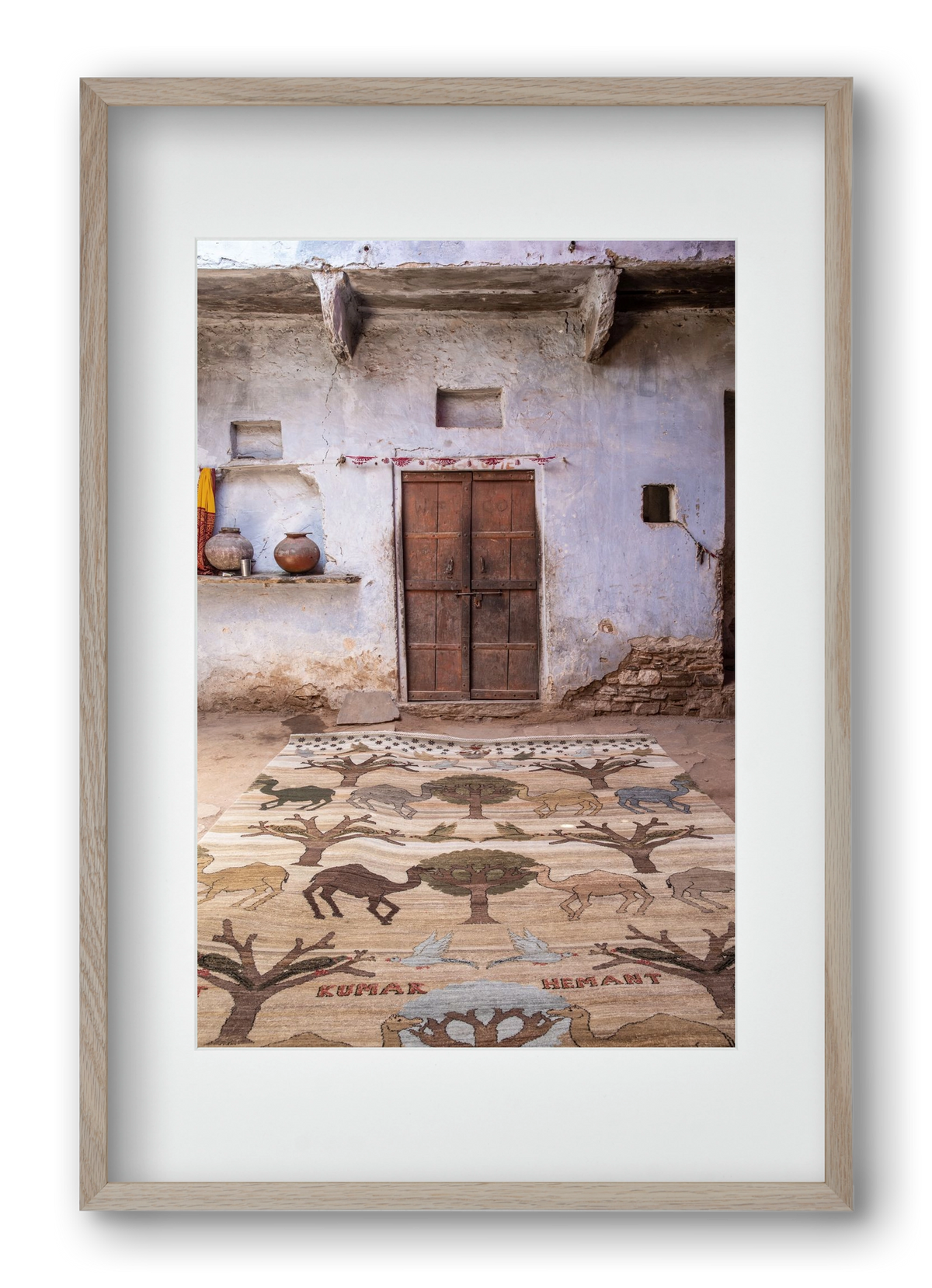 Magic carpet, 40x60 cm (30x45 cm), Tölgy keret, paszpartuval