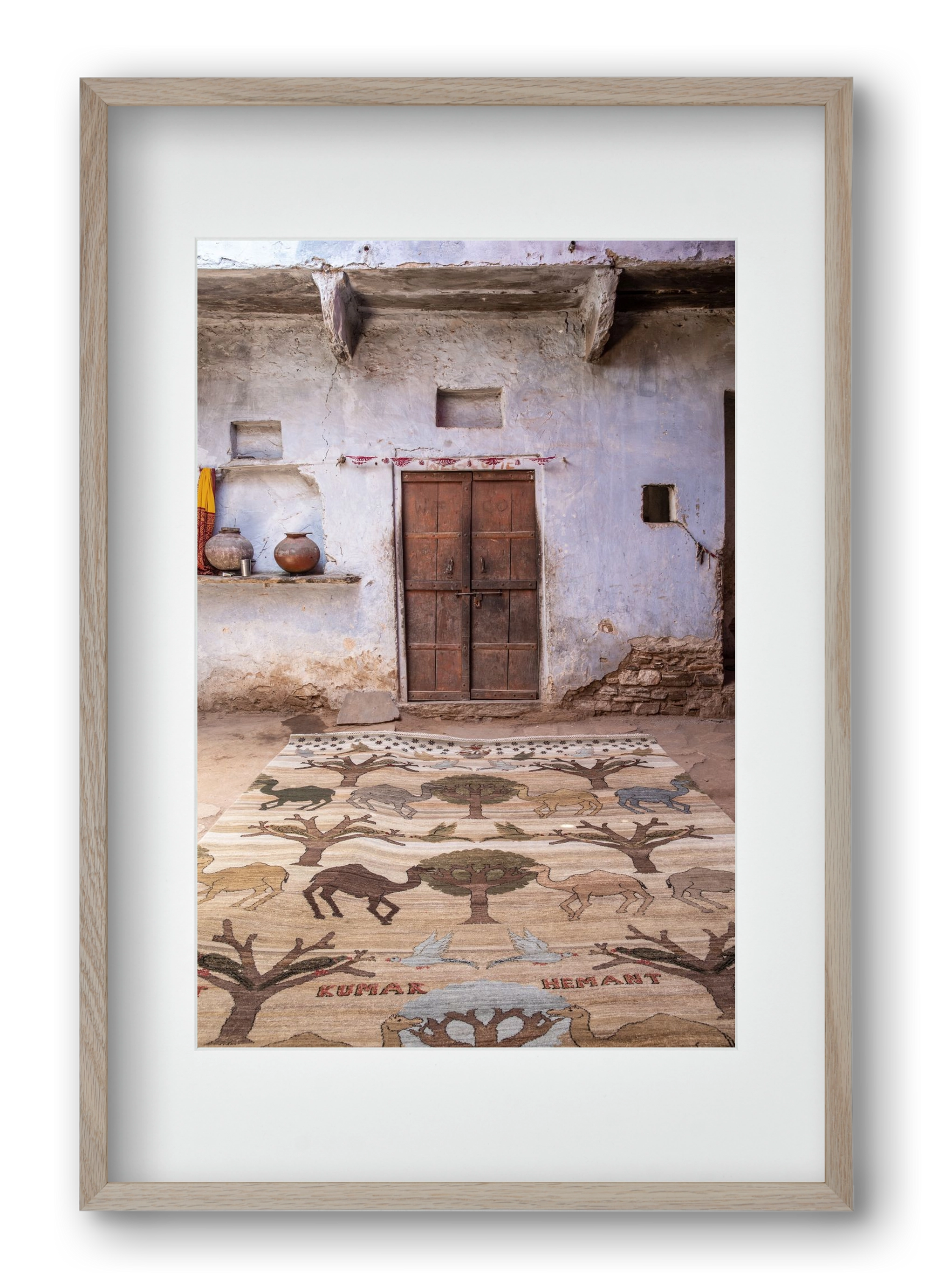 Magic carpet, 40x60 cm (30x45 cm), Tölgy keret, paszpartuval