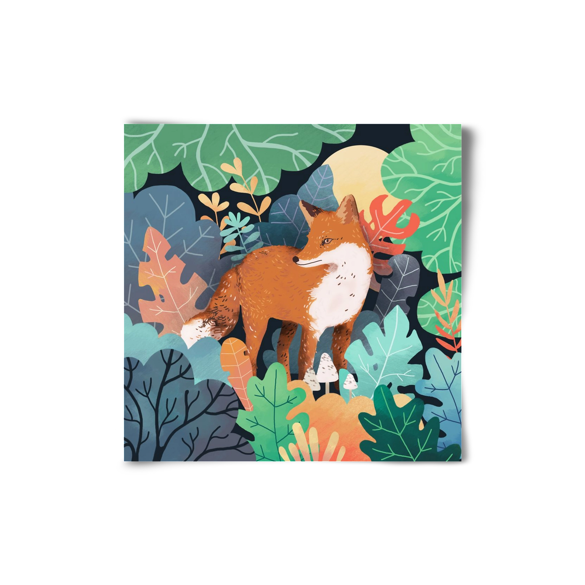 Mágikus Erdő, 20x20 cm, Keret nélkül