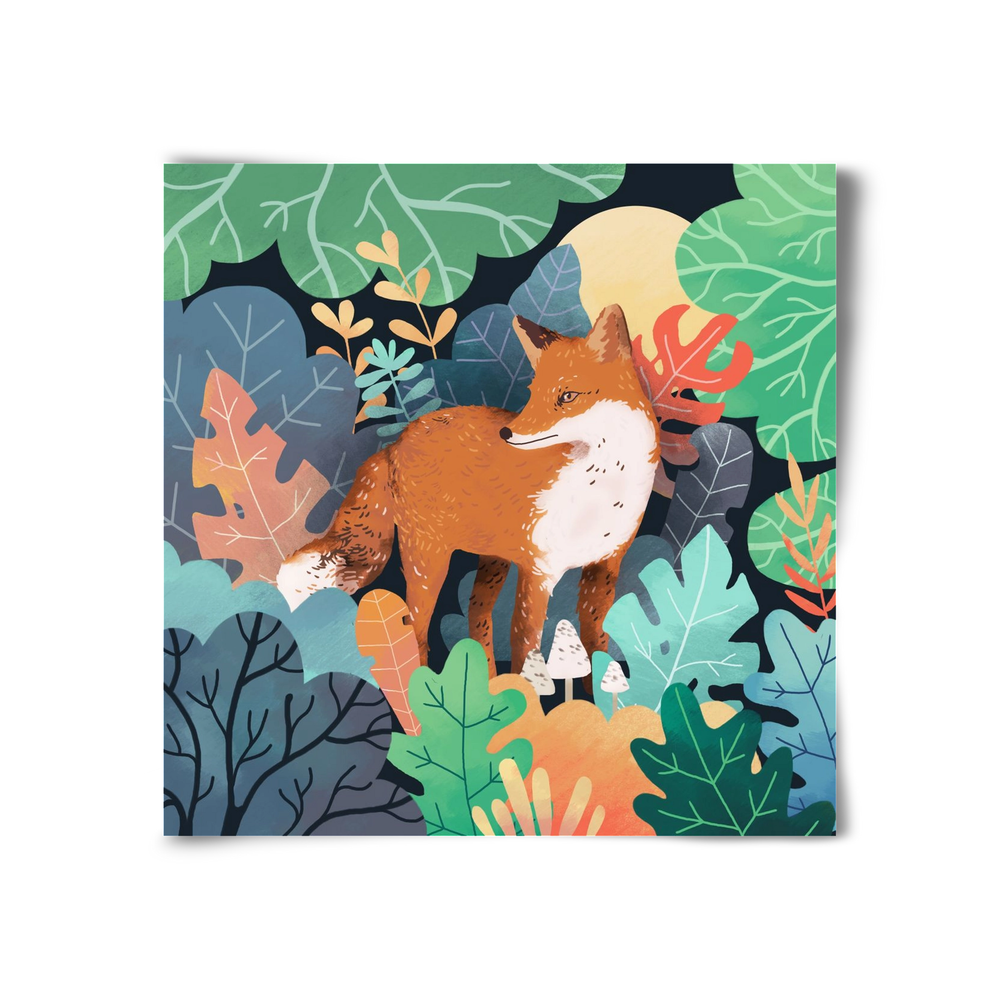 Mágikus Erdő, 30x30 cm, Keret nélkül