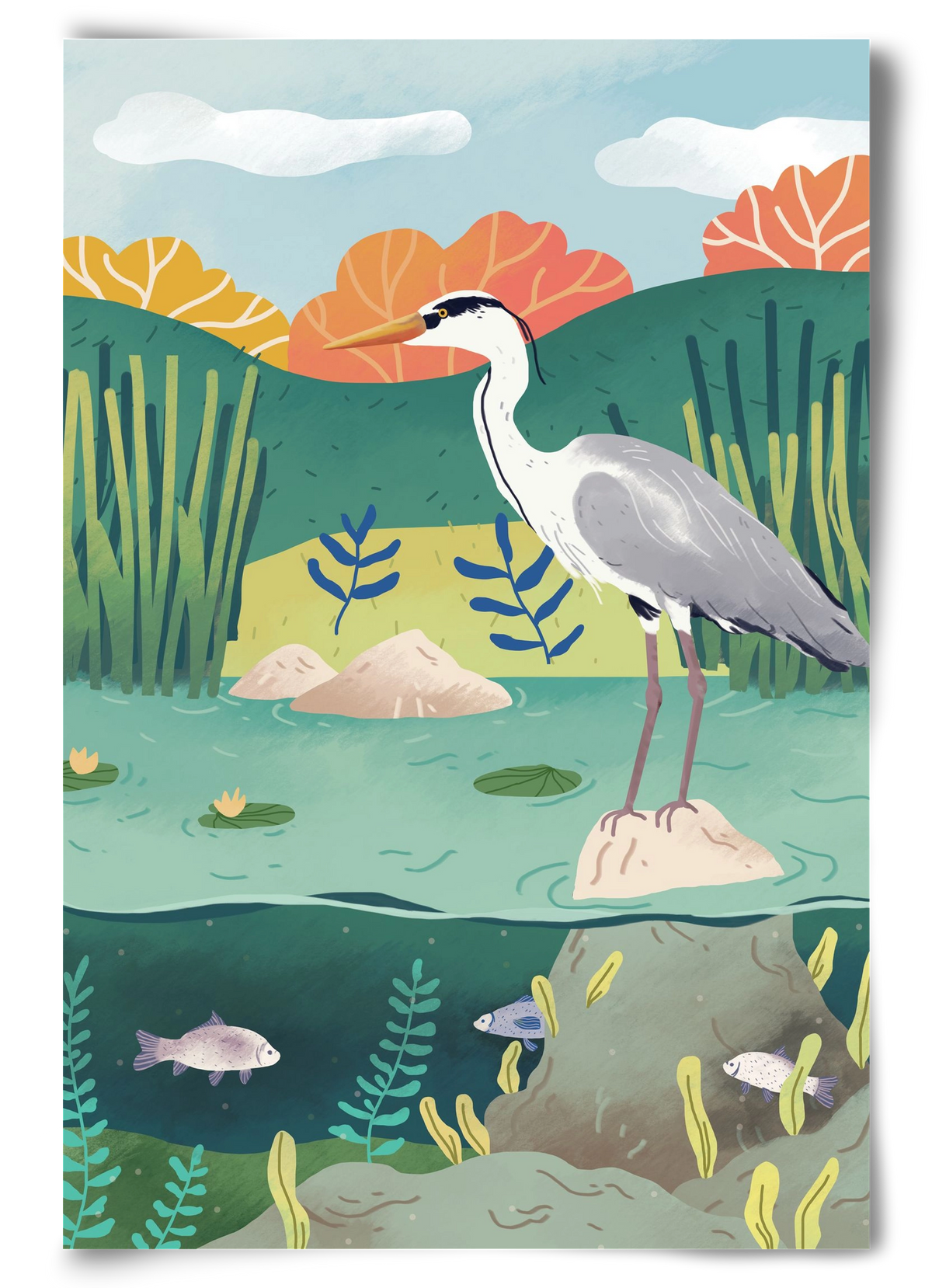 Harmónia, 60x90 cm, Keret nélkül