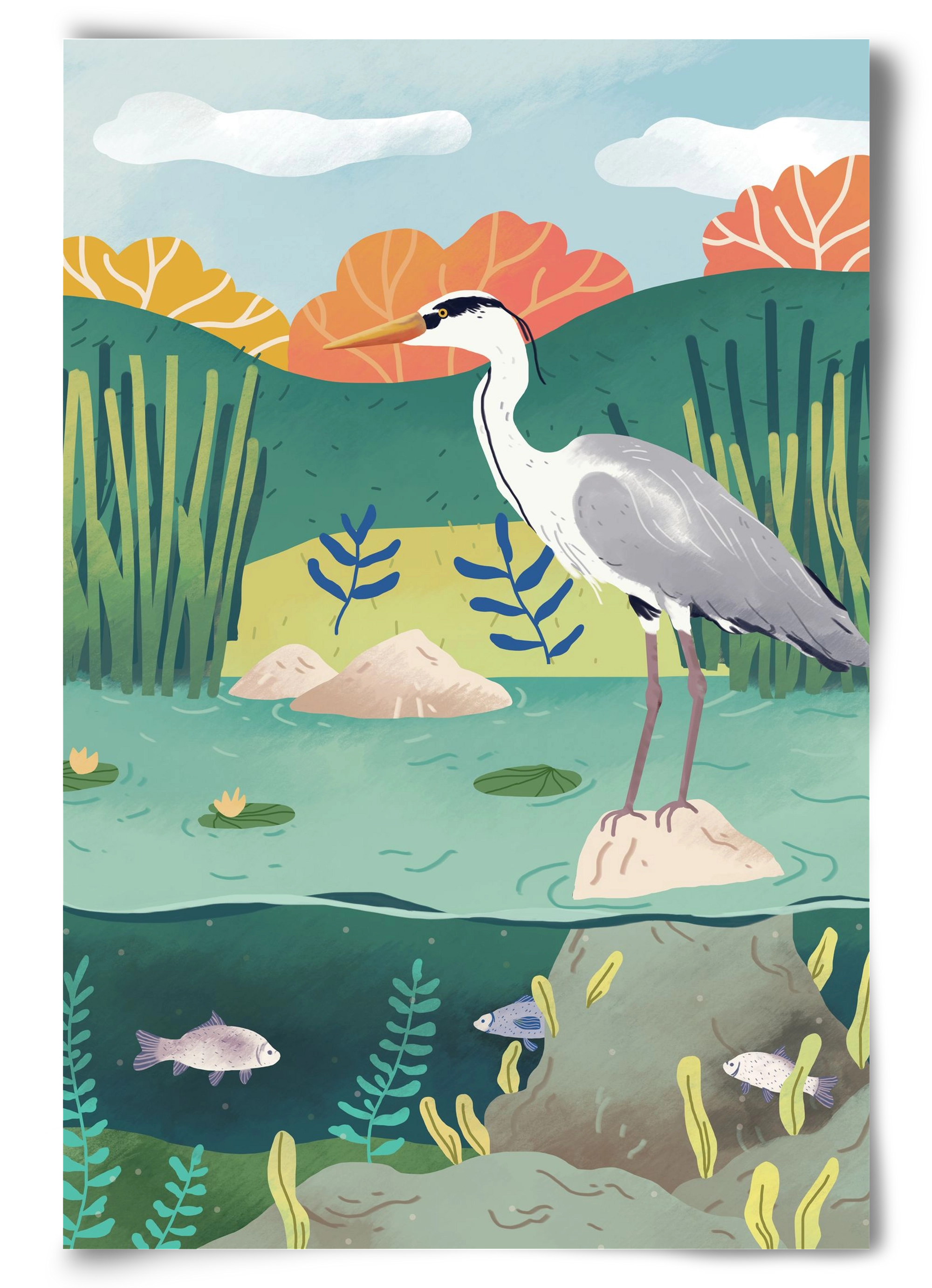 Harmónia, 60x90 cm, Keret nélkül