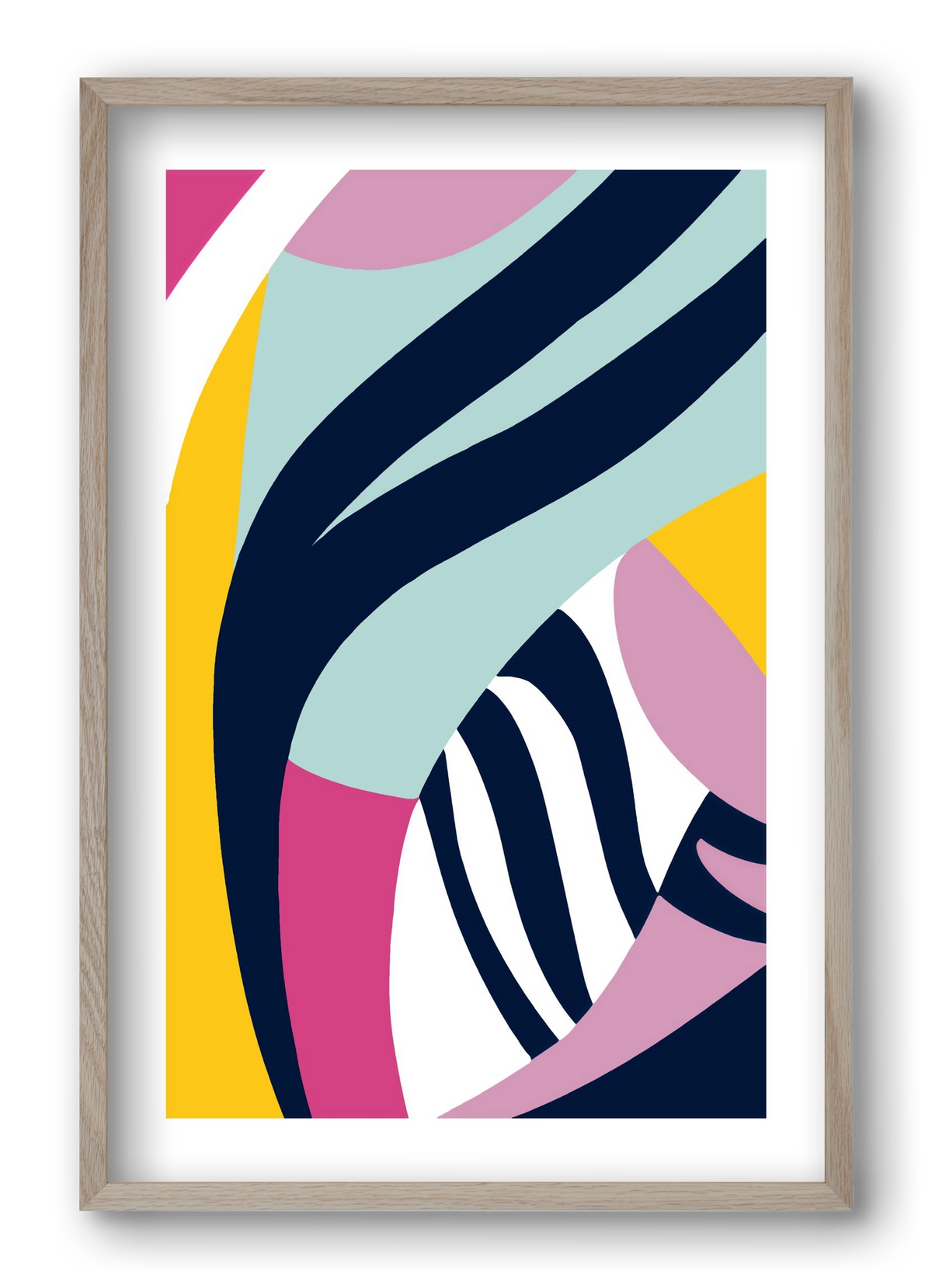 Tropical, 40x60 cm (40x60 cm), Tölgy keret