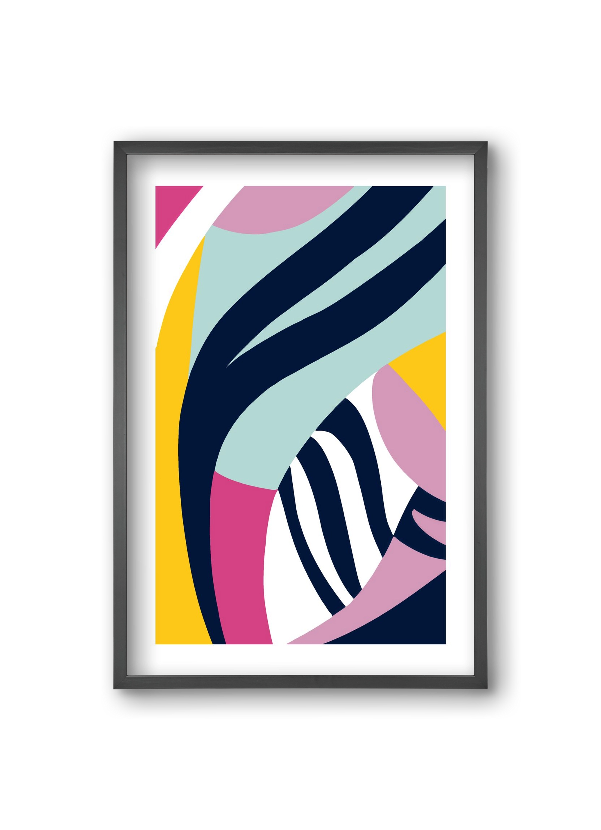 Tropical, 20x30 cm (20x30 cm), Fekete keret