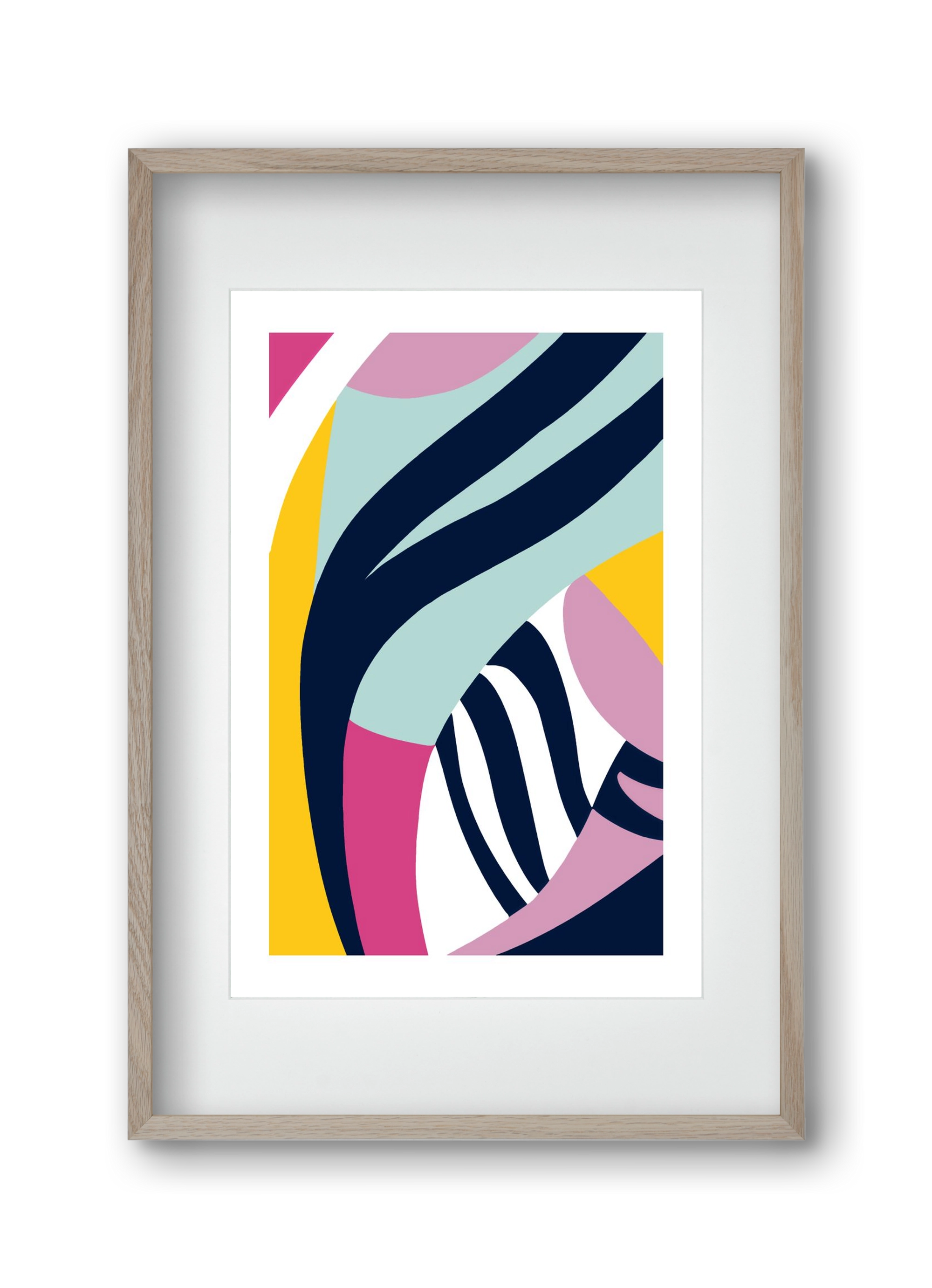 Tropical, 30x45 cm (20x30 cm), Tölgy keret, paszpartuval