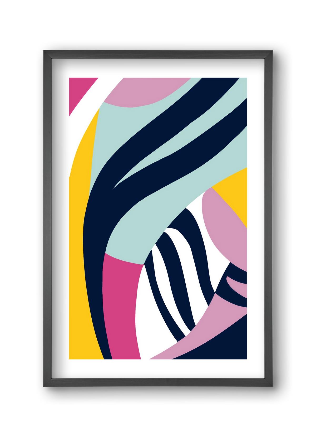 Tropical, 30x45 cm (30x45 cm), Fekete keret