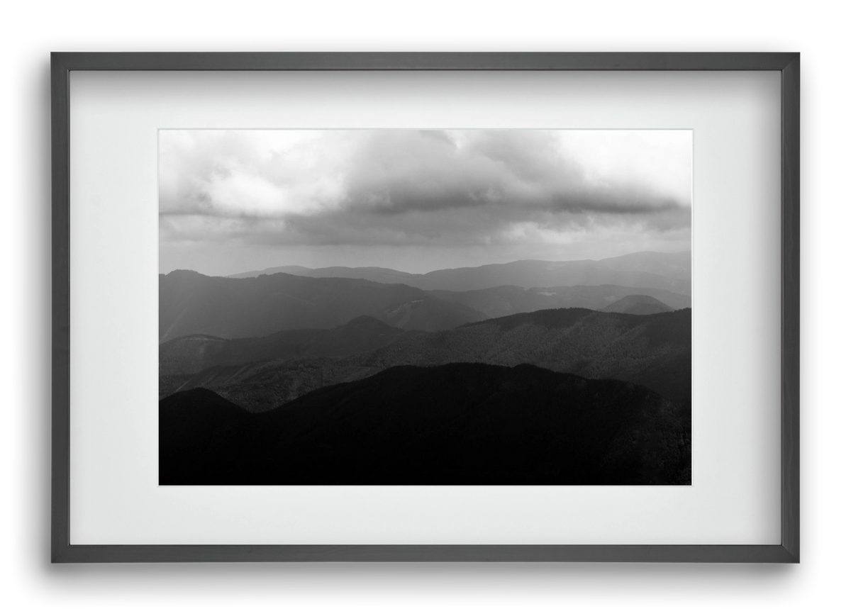 over layers, 60x40 cm (45x30 cm), Fekete keret, paszpartuval