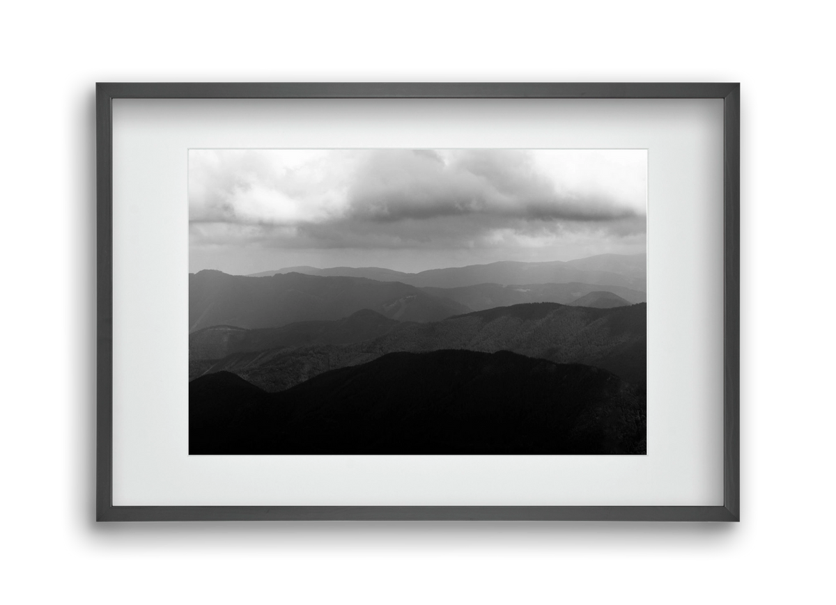 over layers, 45x30 cm (30x20 cm), Fekete keret, paszpartuval