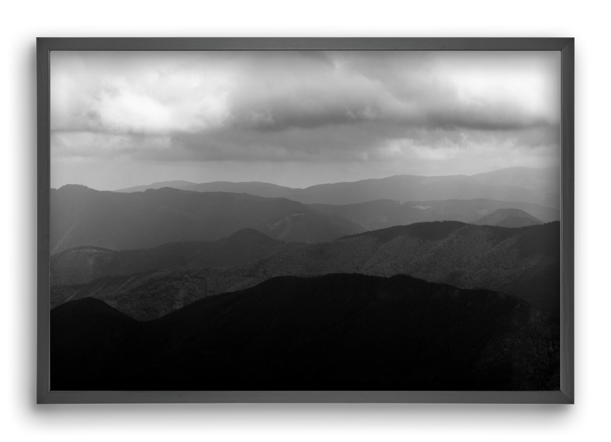 over layers, 60x40 cm (60x40 cm), Fekete keret