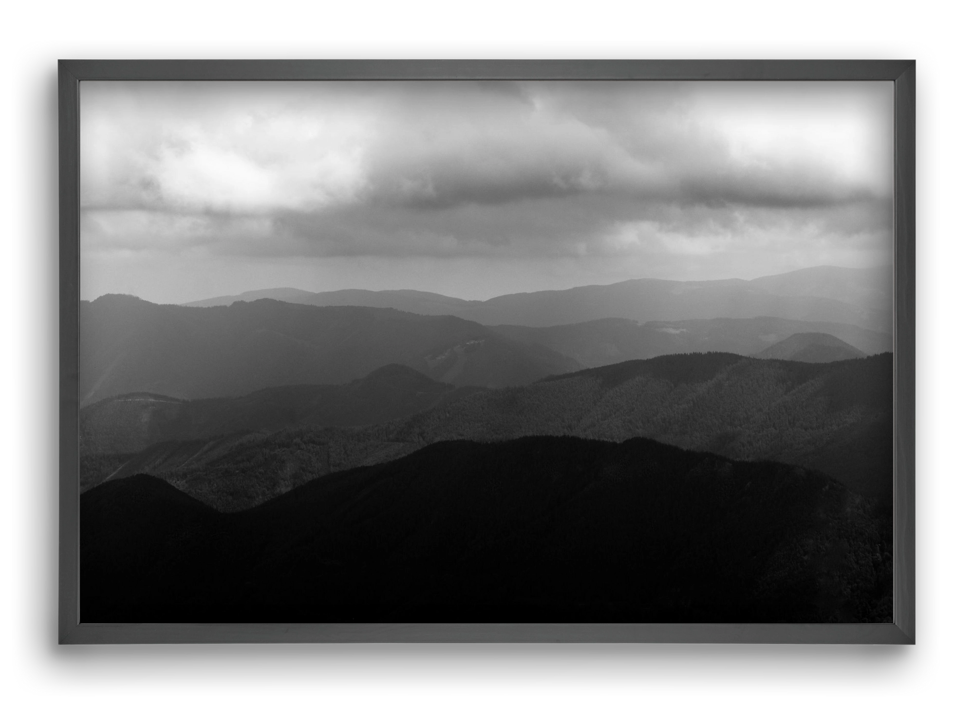 over layers, 60x40 cm (60x40 cm), Fekete keret