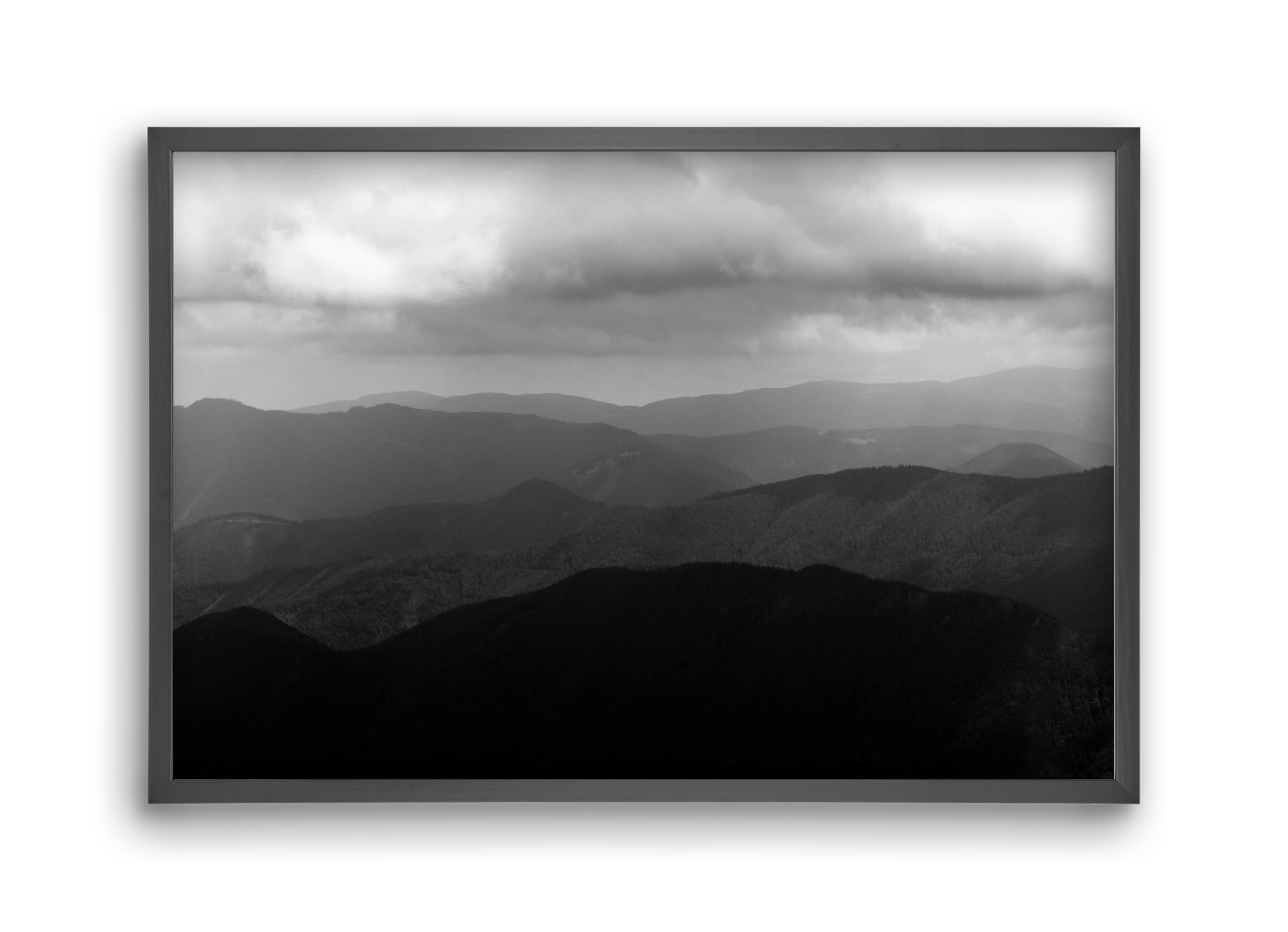 over layers, 45x30 cm (45x30 cm), Fekete keret