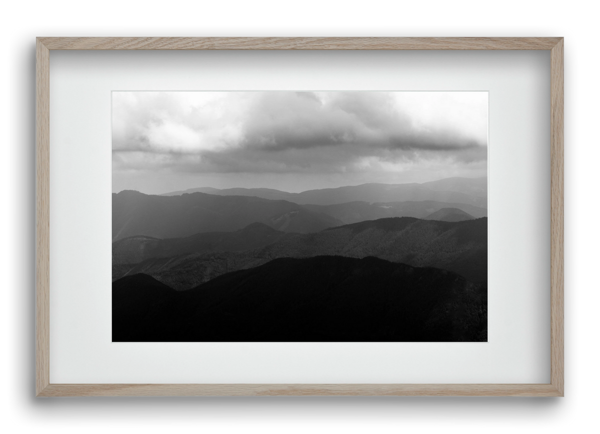 over layers, 60x40 cm (45x30 cm), Tölgy keret, paszpartuval