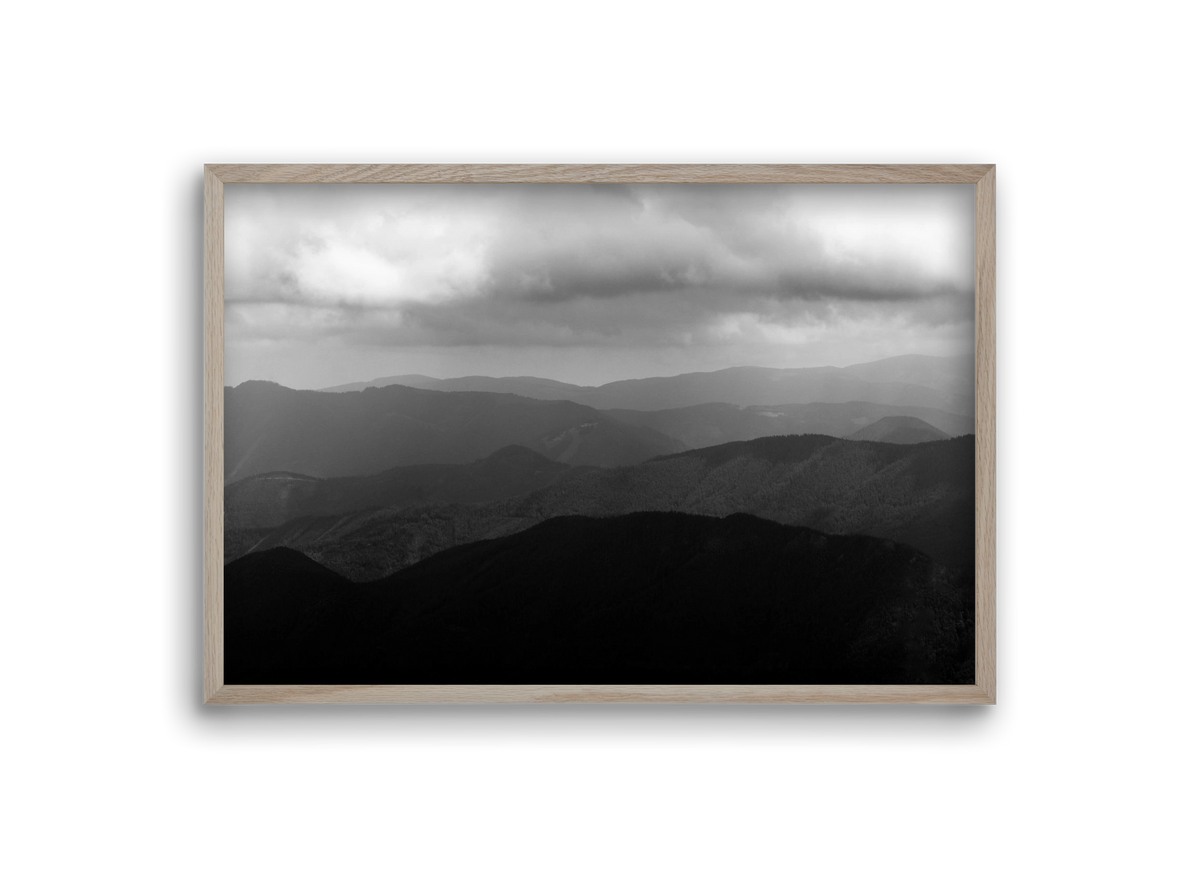 over layers, 30x20 cm (30x20 cm), Tölgy keret