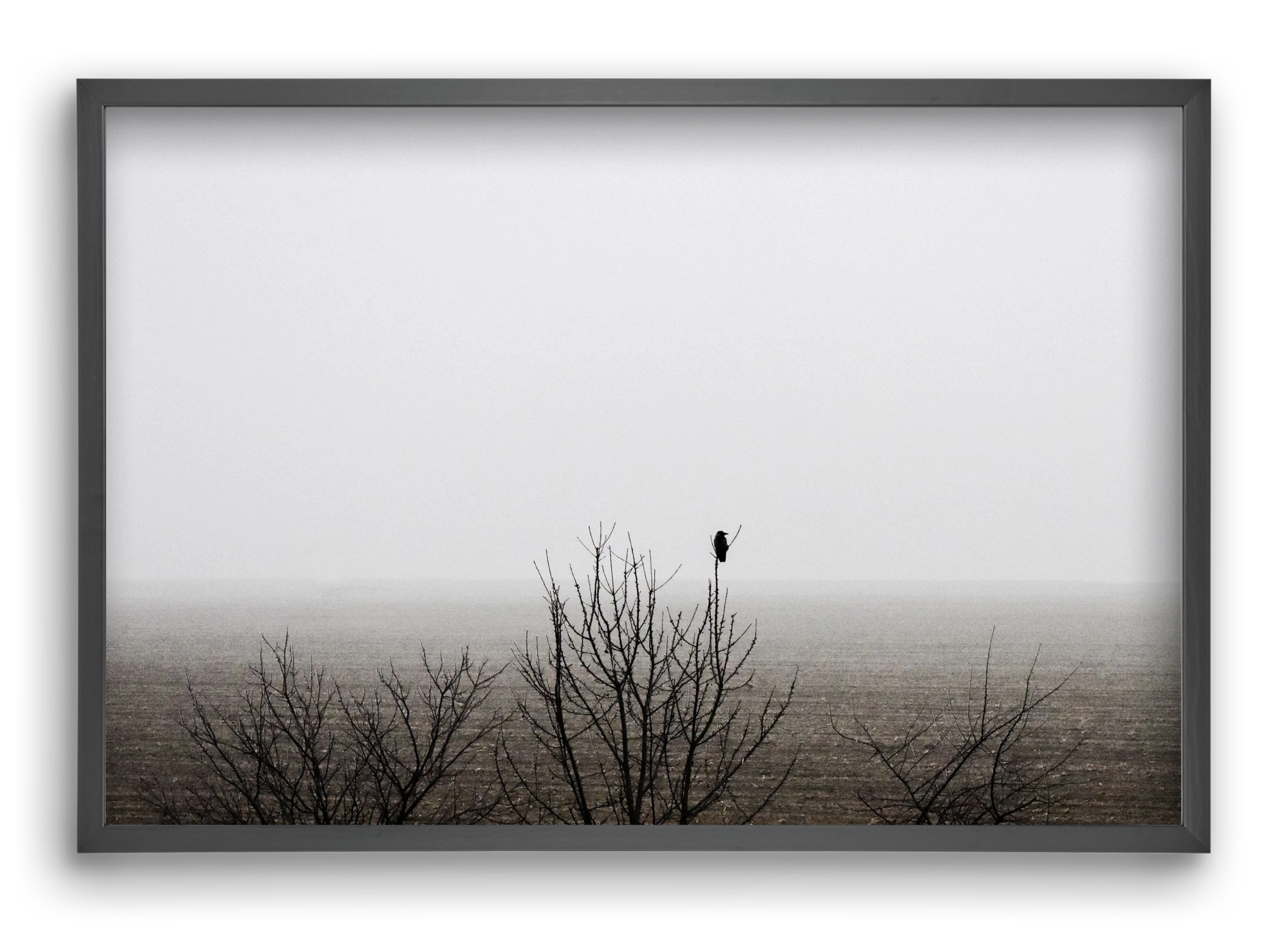 home, 60x40 cm (60x40 cm), Fekete keret