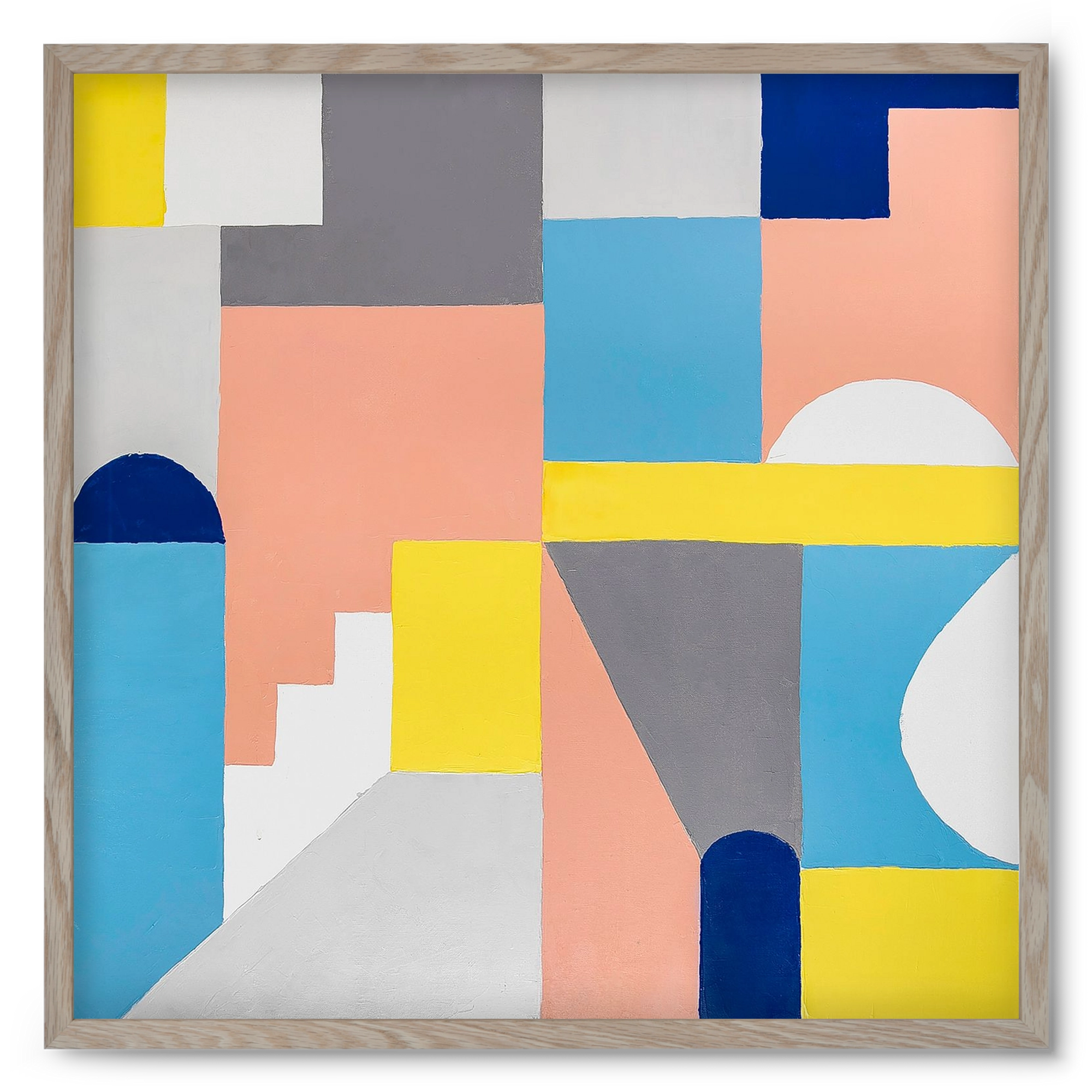 Kingdom, 50x50 cm (50x50 cm), Tölgy keret