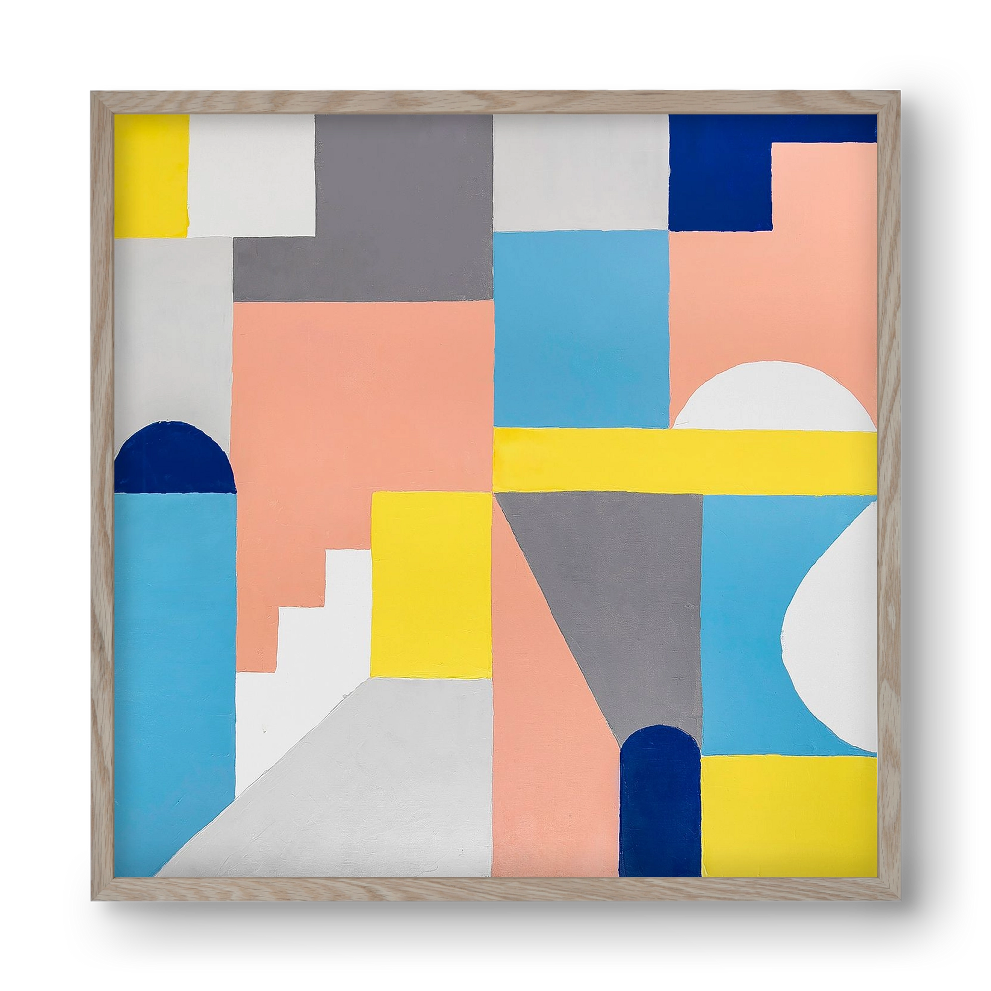 Kingdom, 40x40 cm (40x40 cm), Tölgy keret