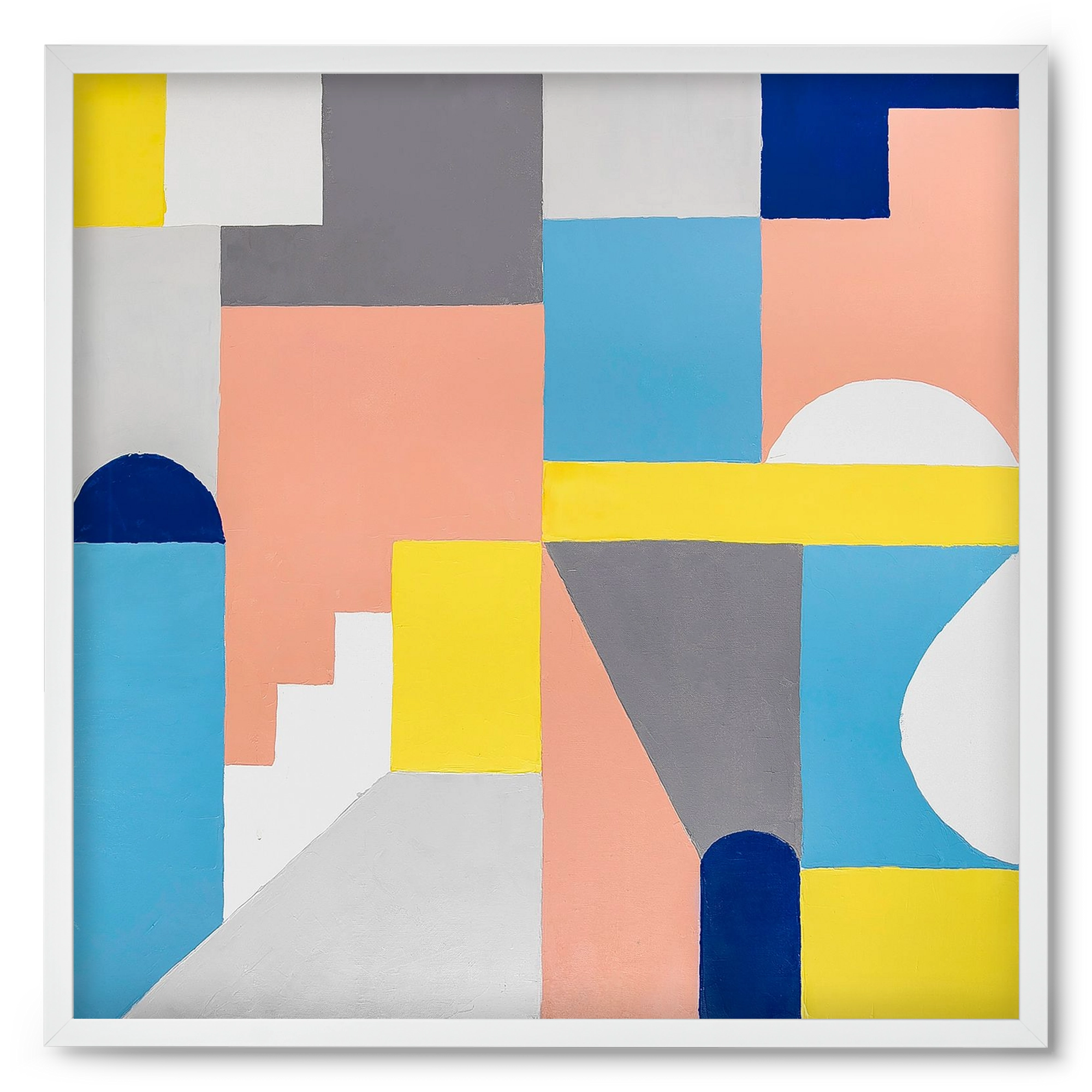 Kingdom, 50x50 cm (50x50 cm), Fehér keret