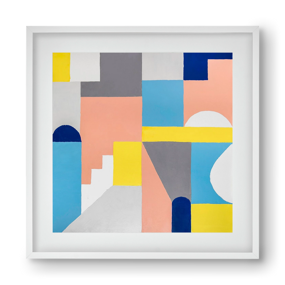 Kingdom, 40x40 cm (30x30 cm), Fehér keret, paszpartuval