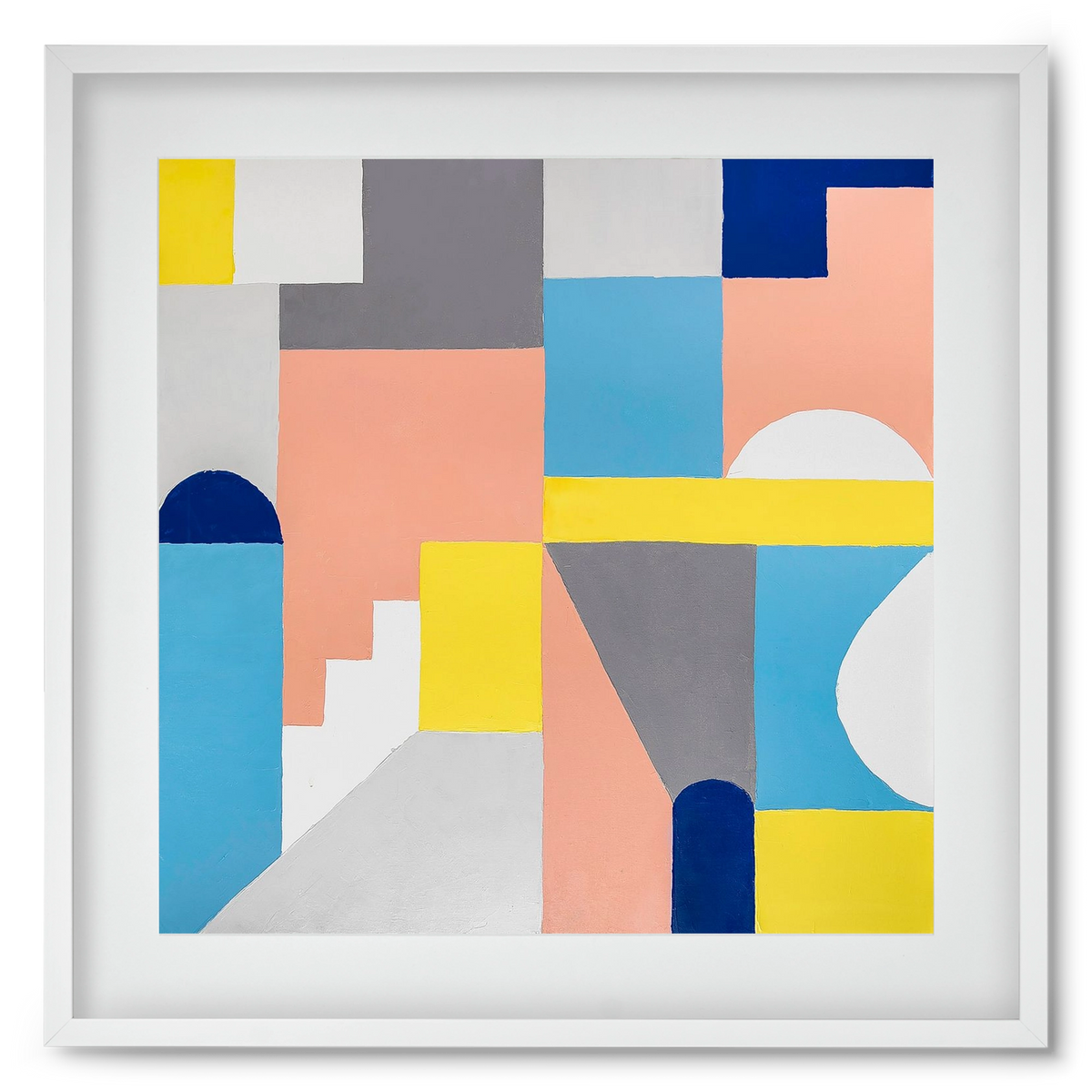 Kingdom, 50x50 cm (40x40 cm), Fehér keret, paszpartuval