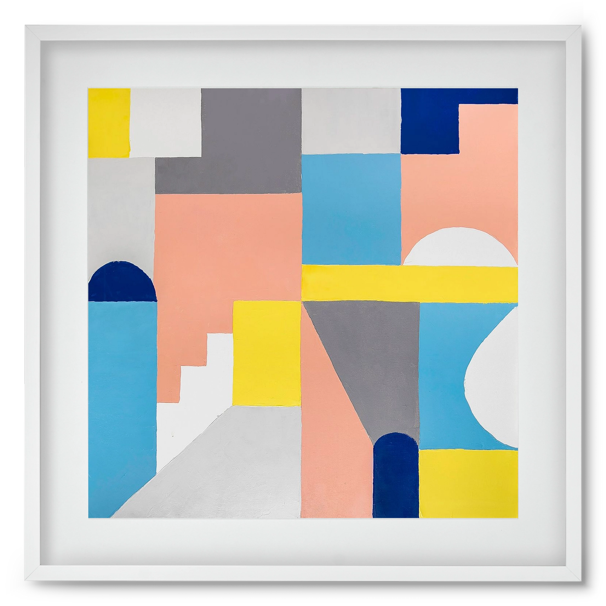 Kingdom, 50x50 cm (40x40 cm), Fehér keret, paszpartuval