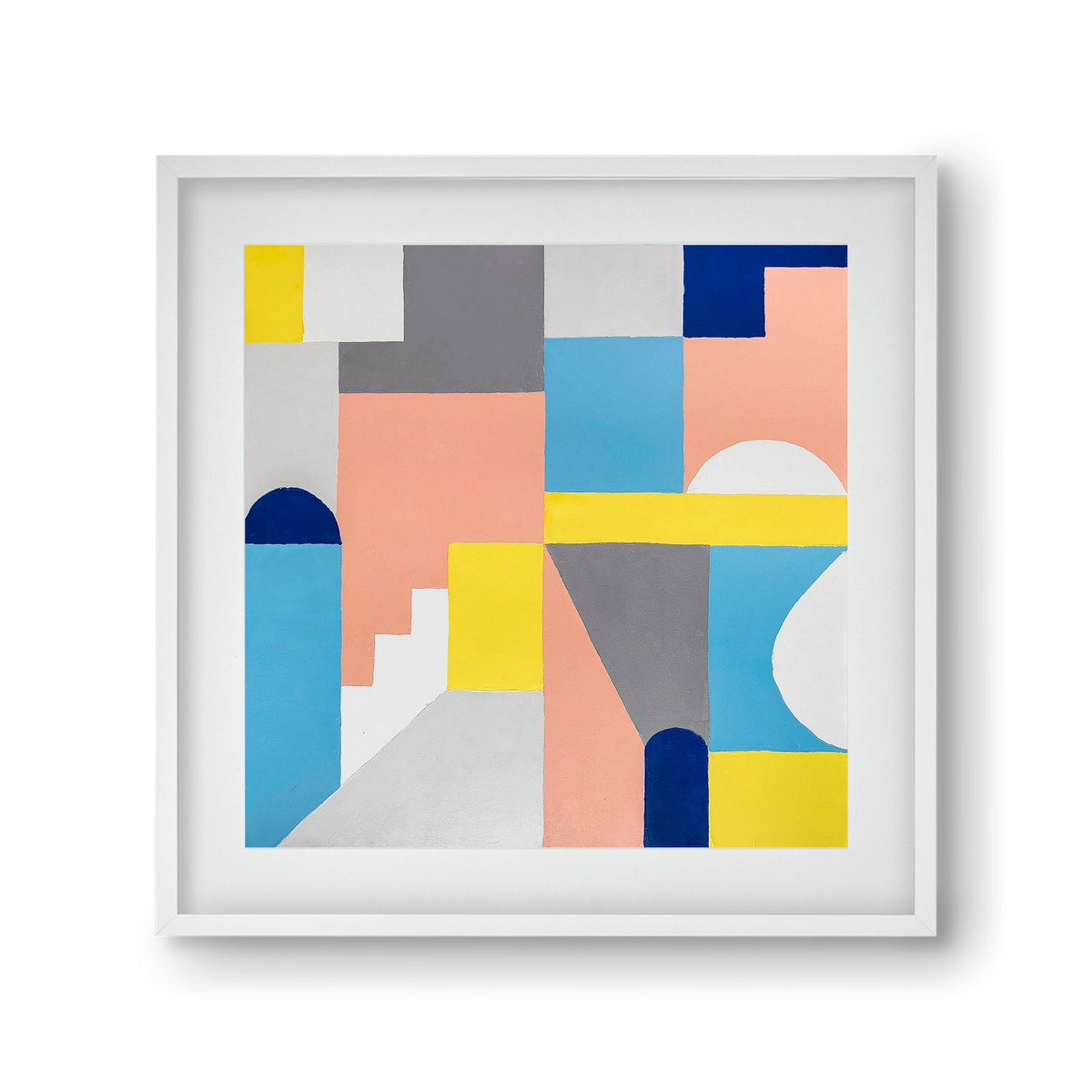 Kingdom, 30x30 cm (20x20 cm), Fehér keret, paszpartuval